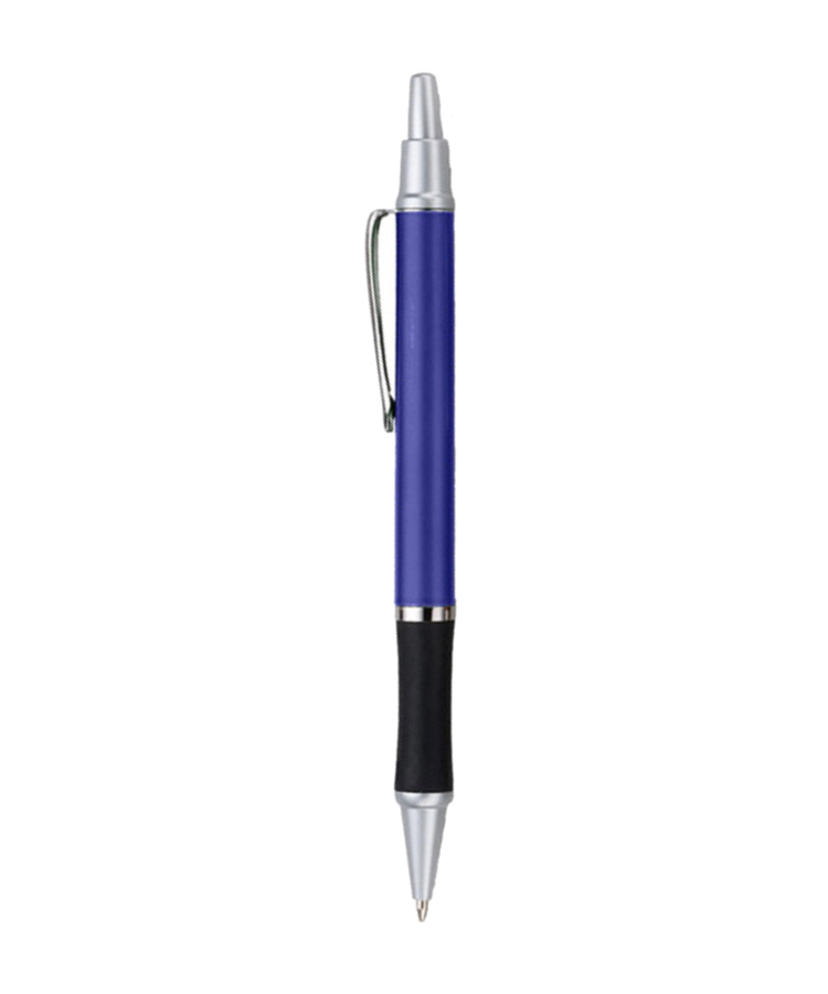 Union Printed - Silvio Click Pen with Black Rubber Grip 6