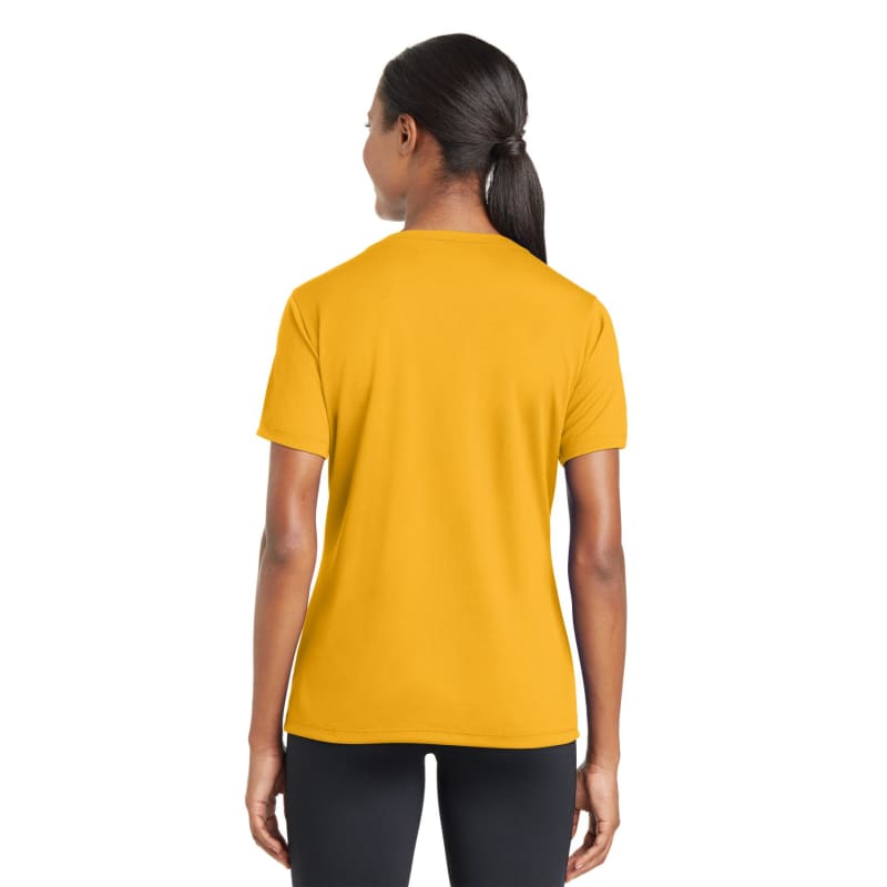 Sport-Tek Women's PosiCharge RacerMesh V-Neck Tee. 54
