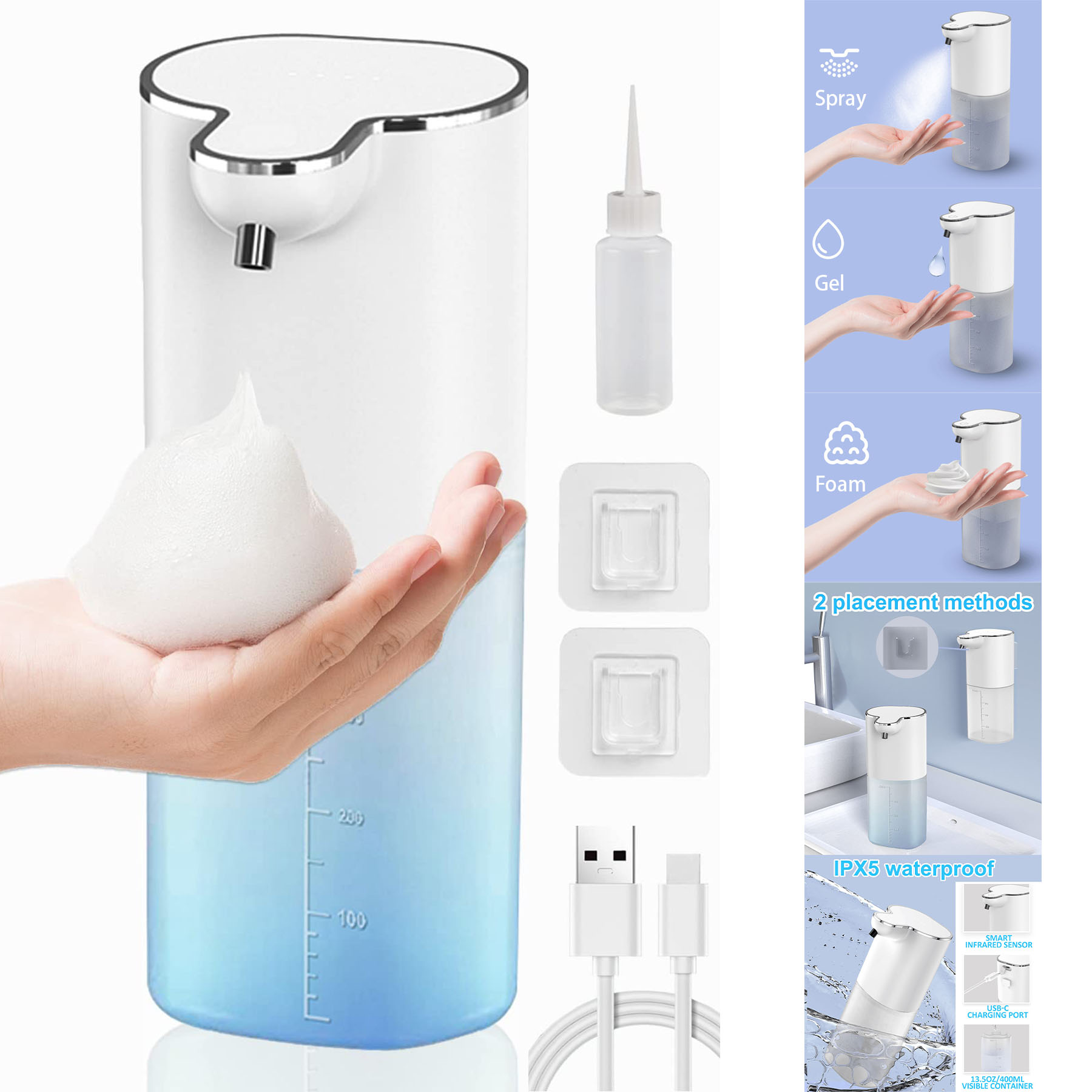 Automatic Foaming Soap Dispenser 2