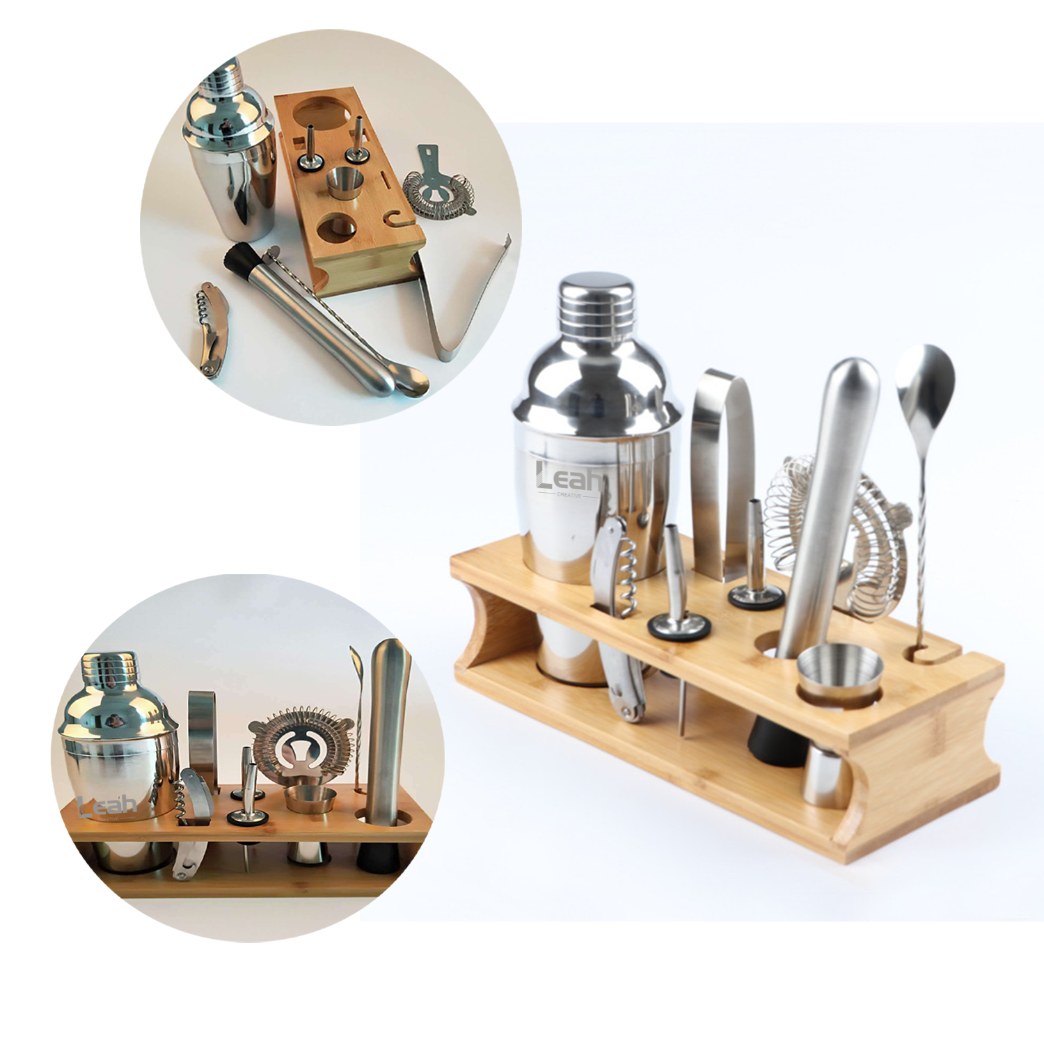 Stainless Steel Cocktail 10-Piece Set 2
