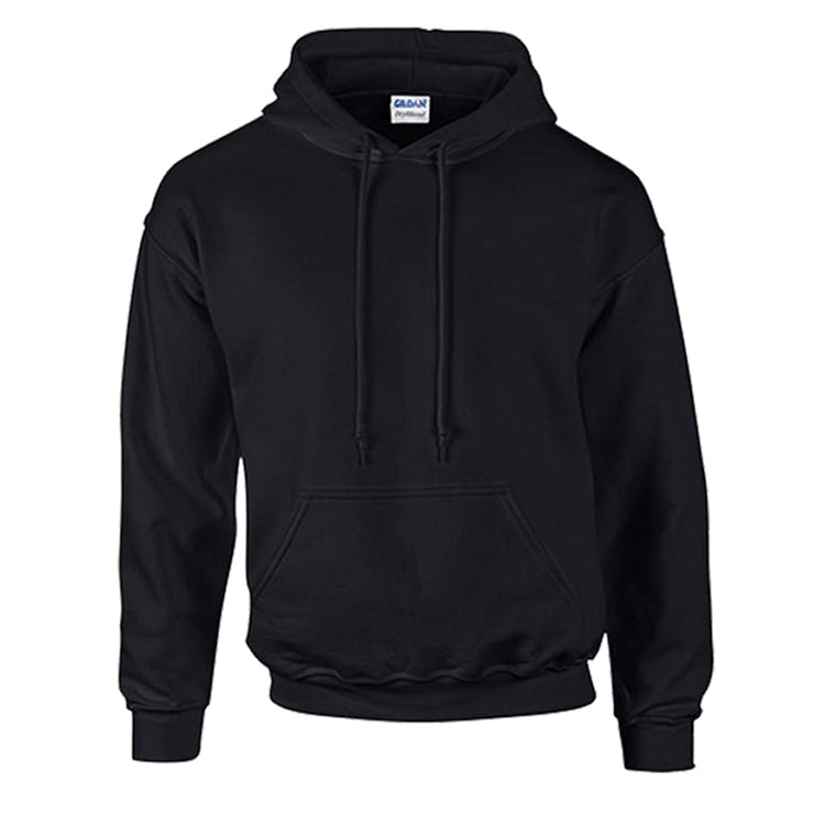Irregular Gildan Heavy Blend Hoodies Black XL 1