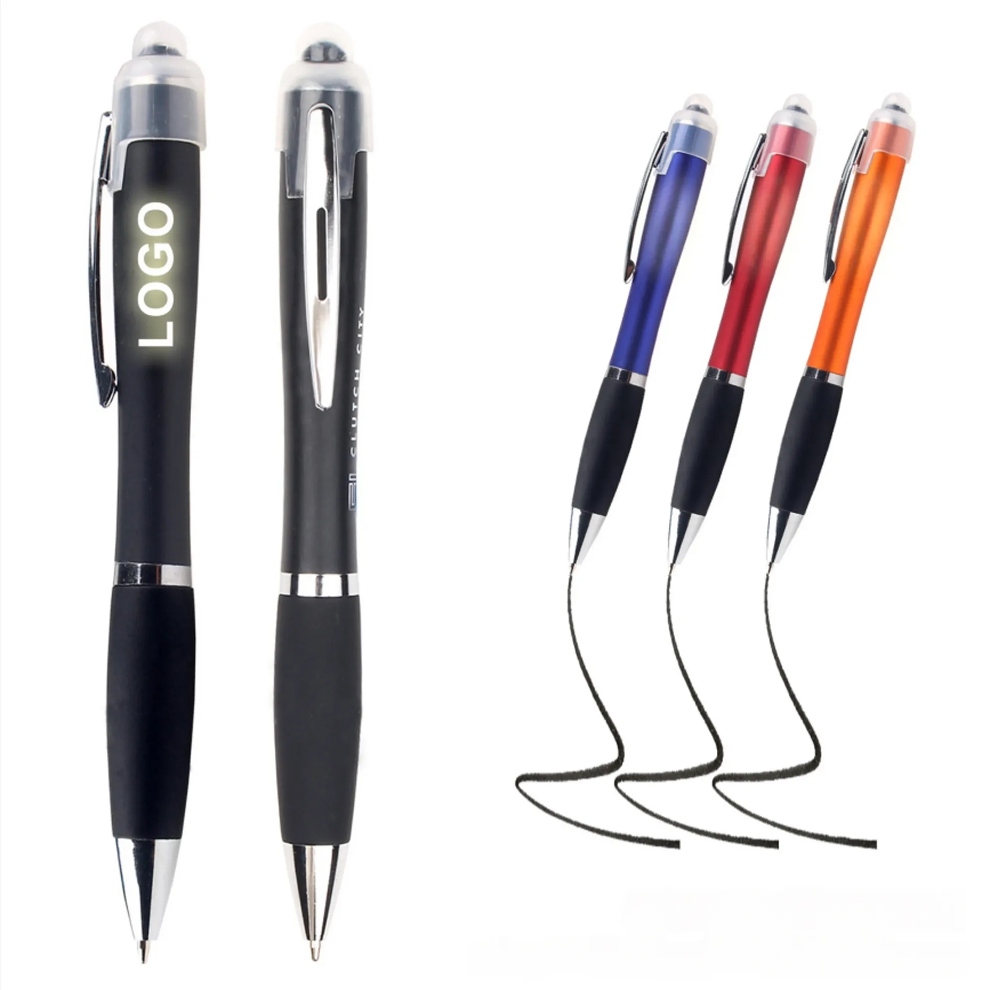 Light-Up Logo Stylus Pen 3 In 1 2