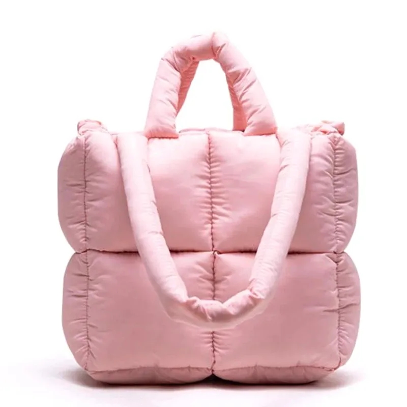 Custom Puffer Tote Bag, custom tote bag with logo imprint 5