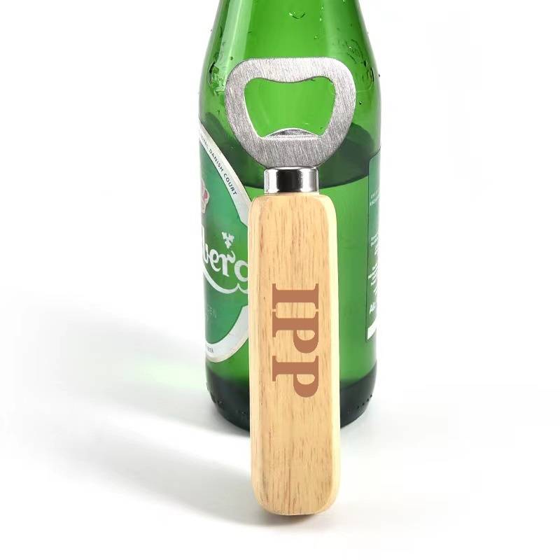 Beer Bottle Opener With Wood Handle 2