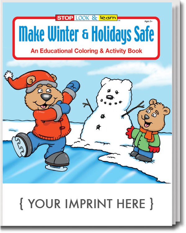 COLORING BOOK - Make Winter and Holidays Safe Coloring & Activity Book 2