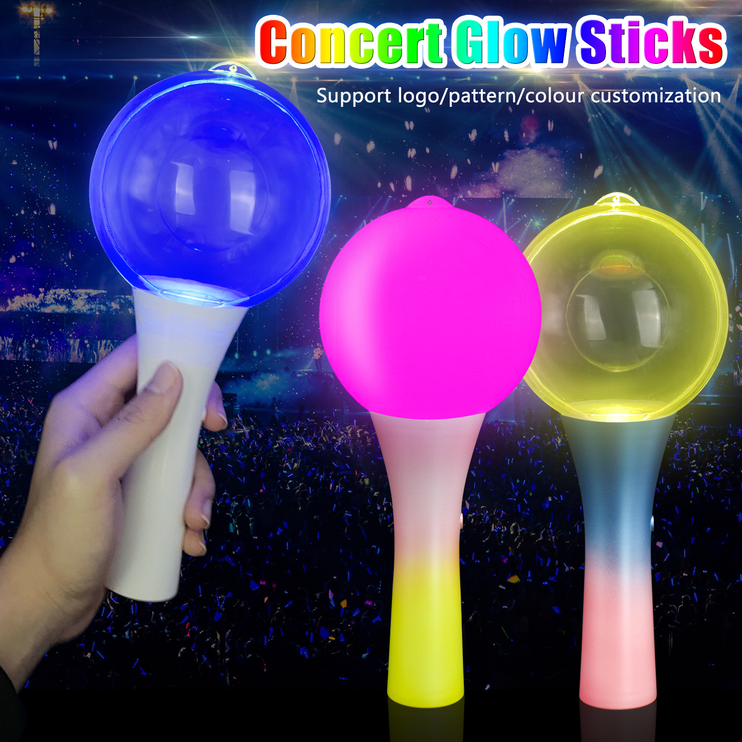 15 Colors LED Party Cheering Glowing Sticks 9