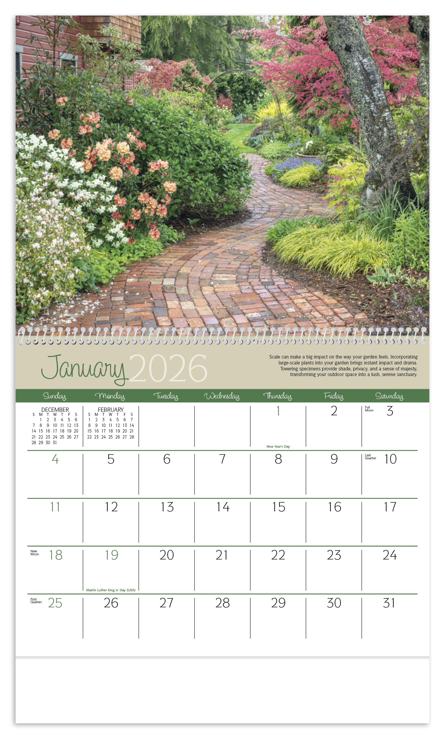 Triumph® Calendars Gardens Calendar 4