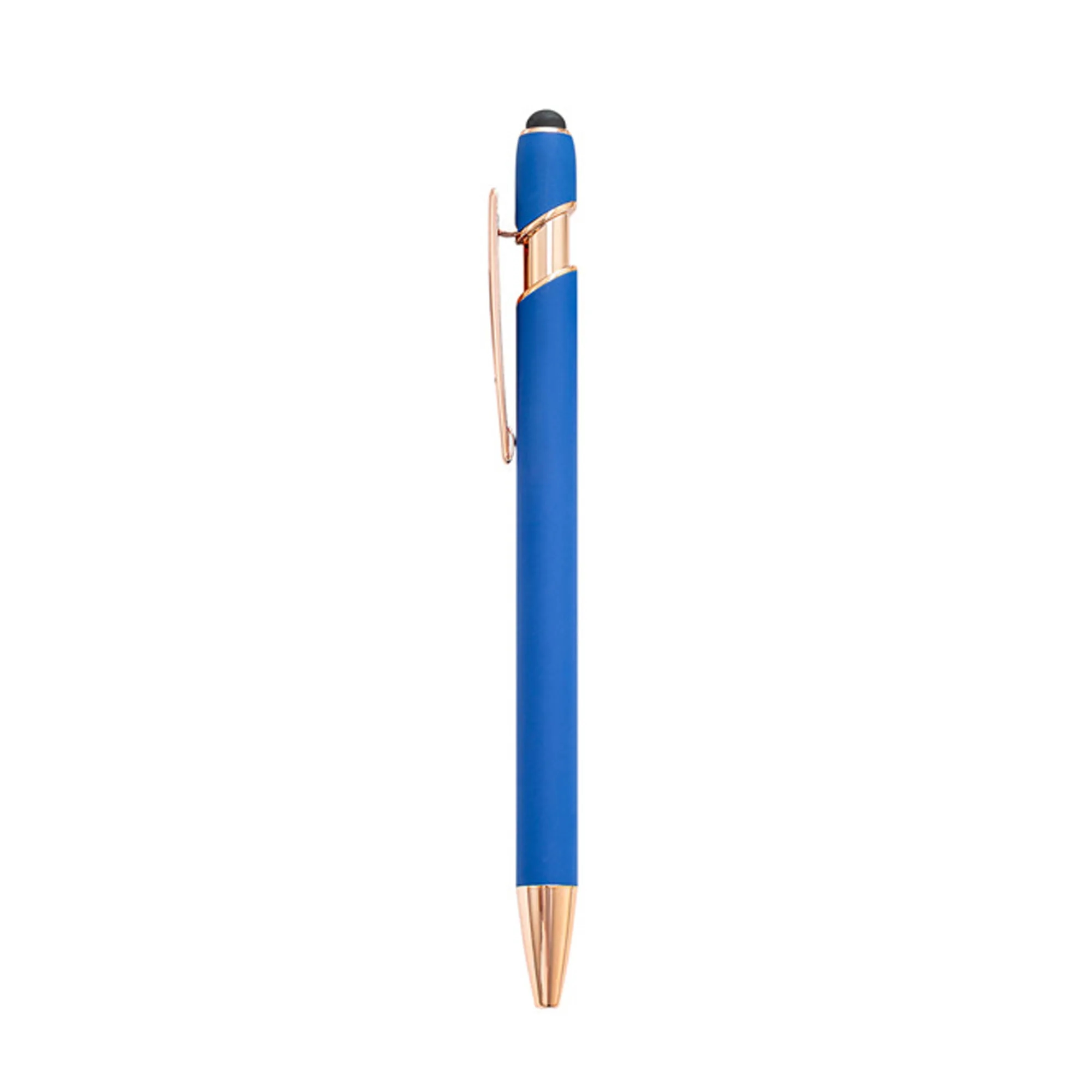 Soft Touch Rose Gold Trim Metal Pens 5