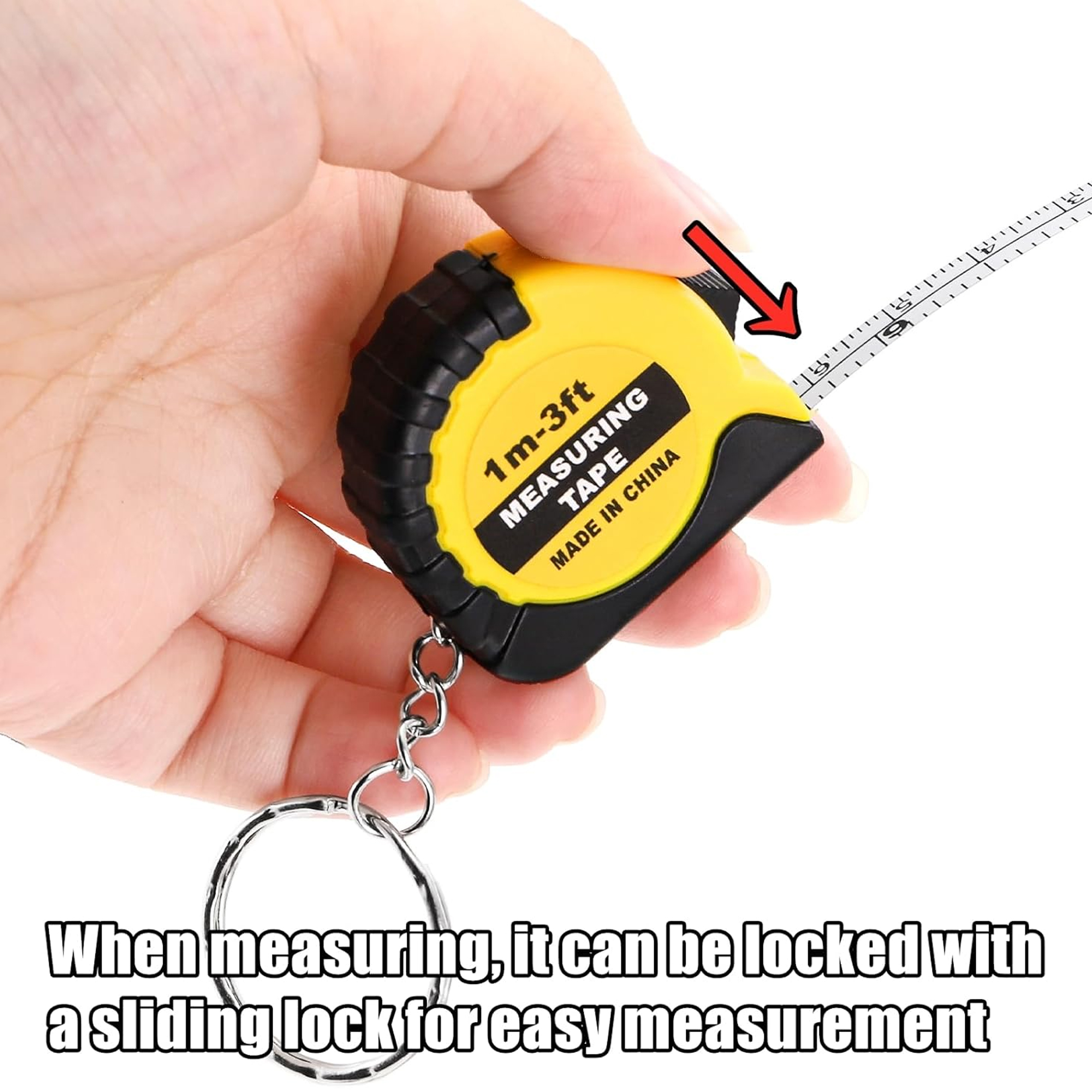 Small Tape Measure Keychain for Home and Auto 3
