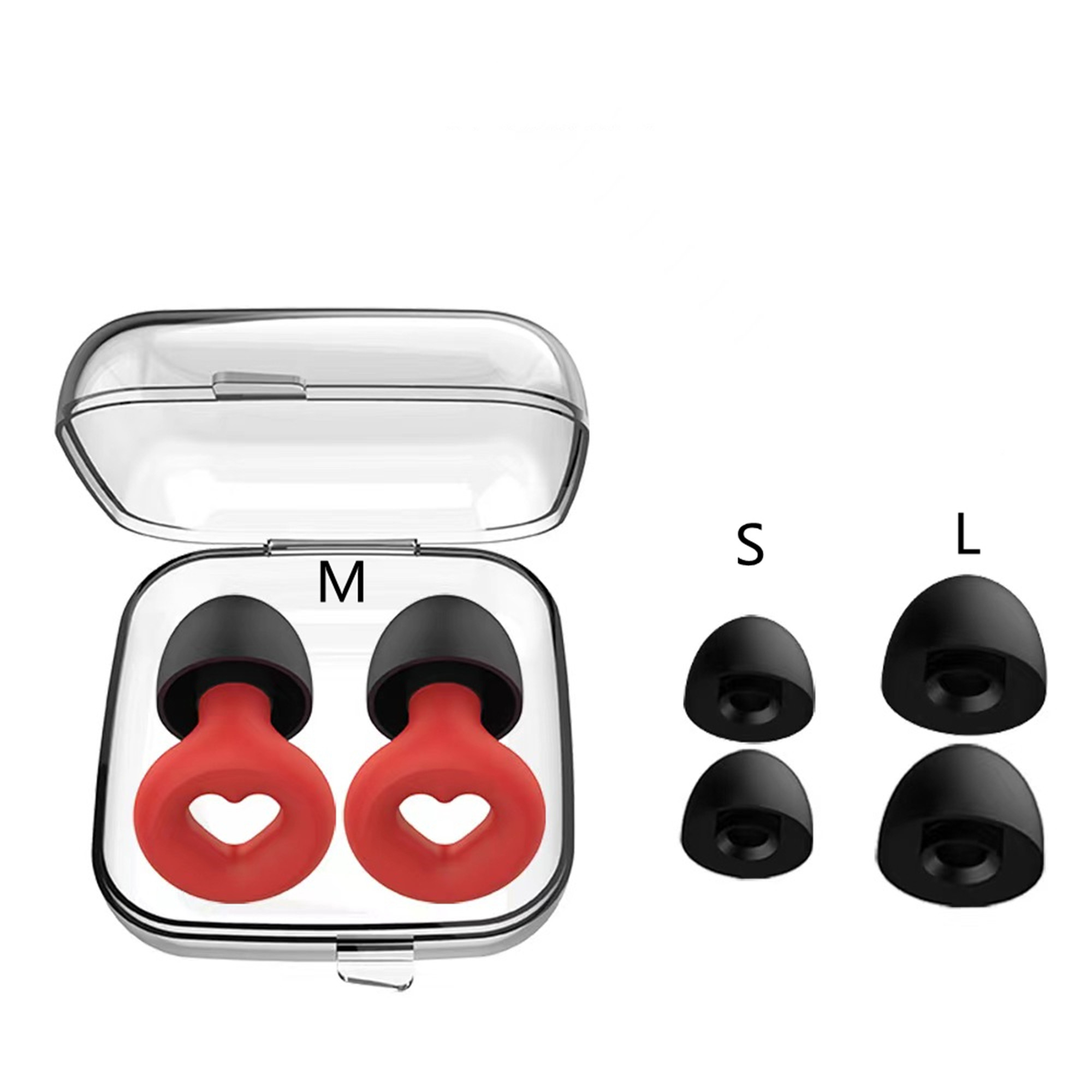 Heart Reusable Silicone Ear Plugs For Noise Reduction 4