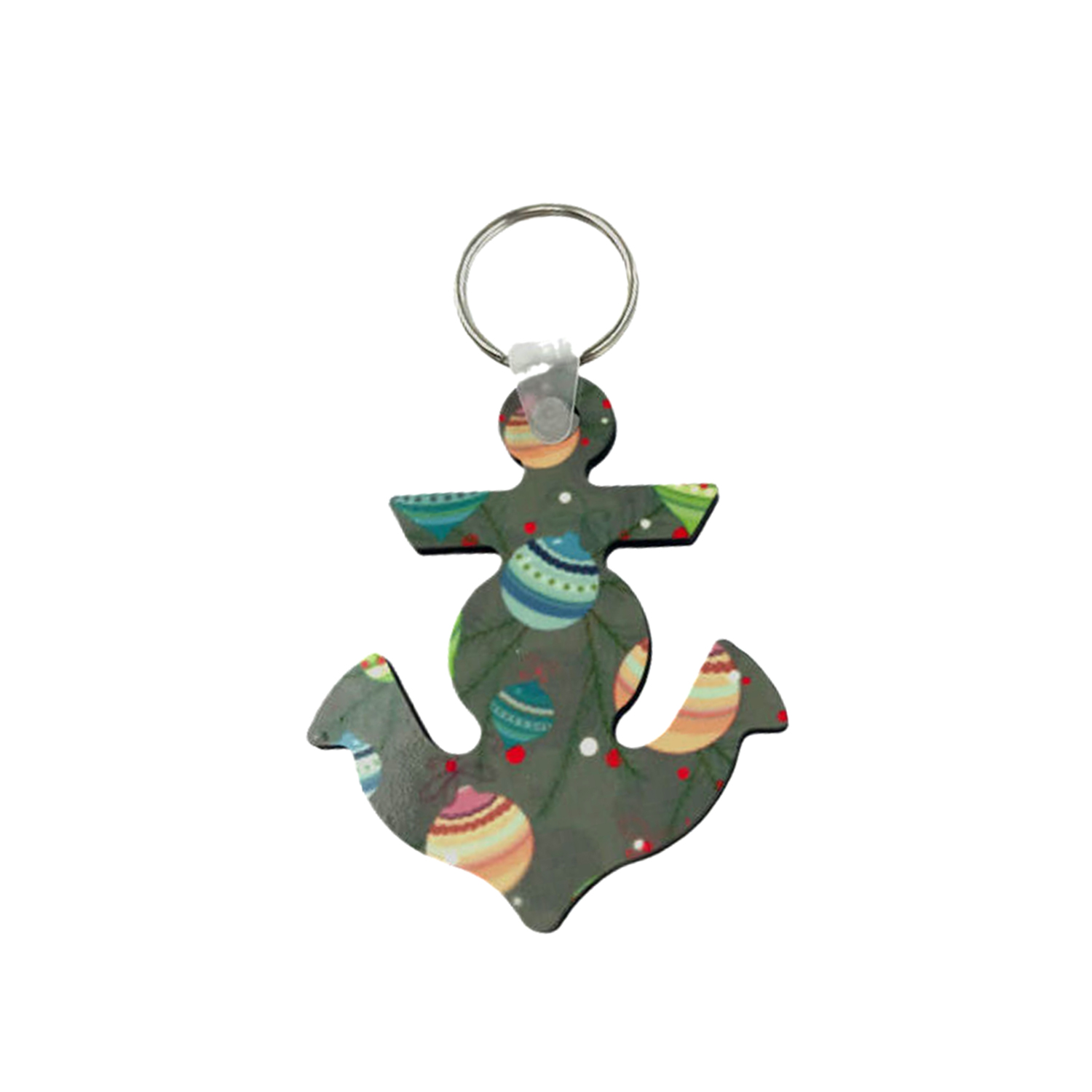 Anchor Shaped Sublimation MDF Keychain 2
