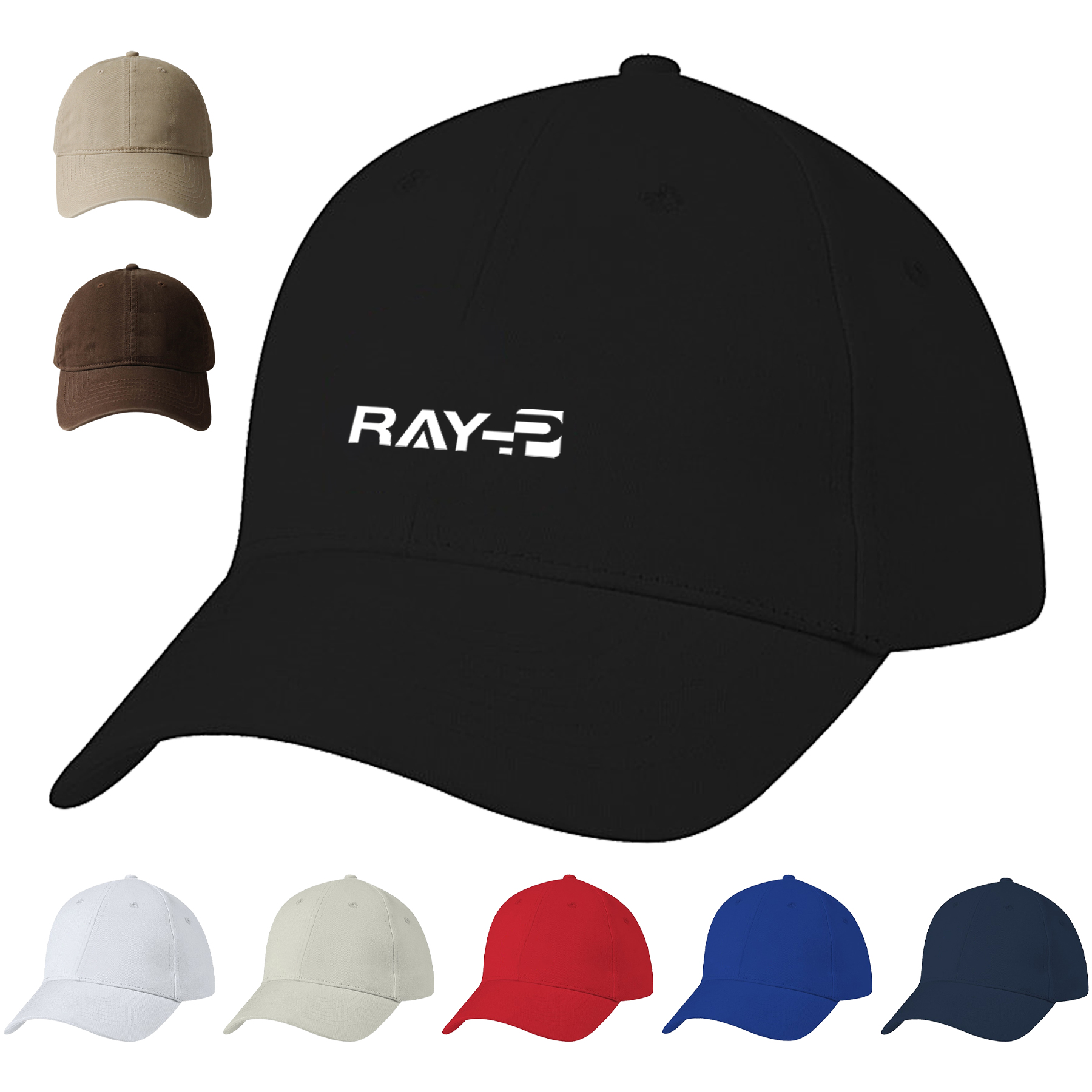 Brushed-Cotton 6-Panel Cap - Embroidered 2