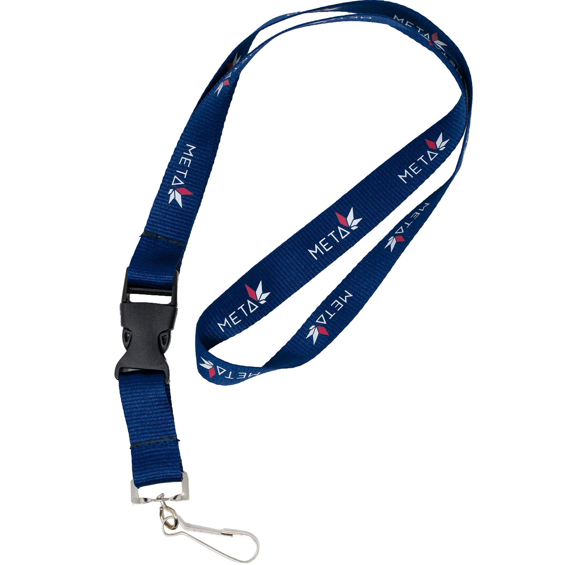 Silkscreened Flat Polyester Lanyard: 3/4" W x 36" L 4