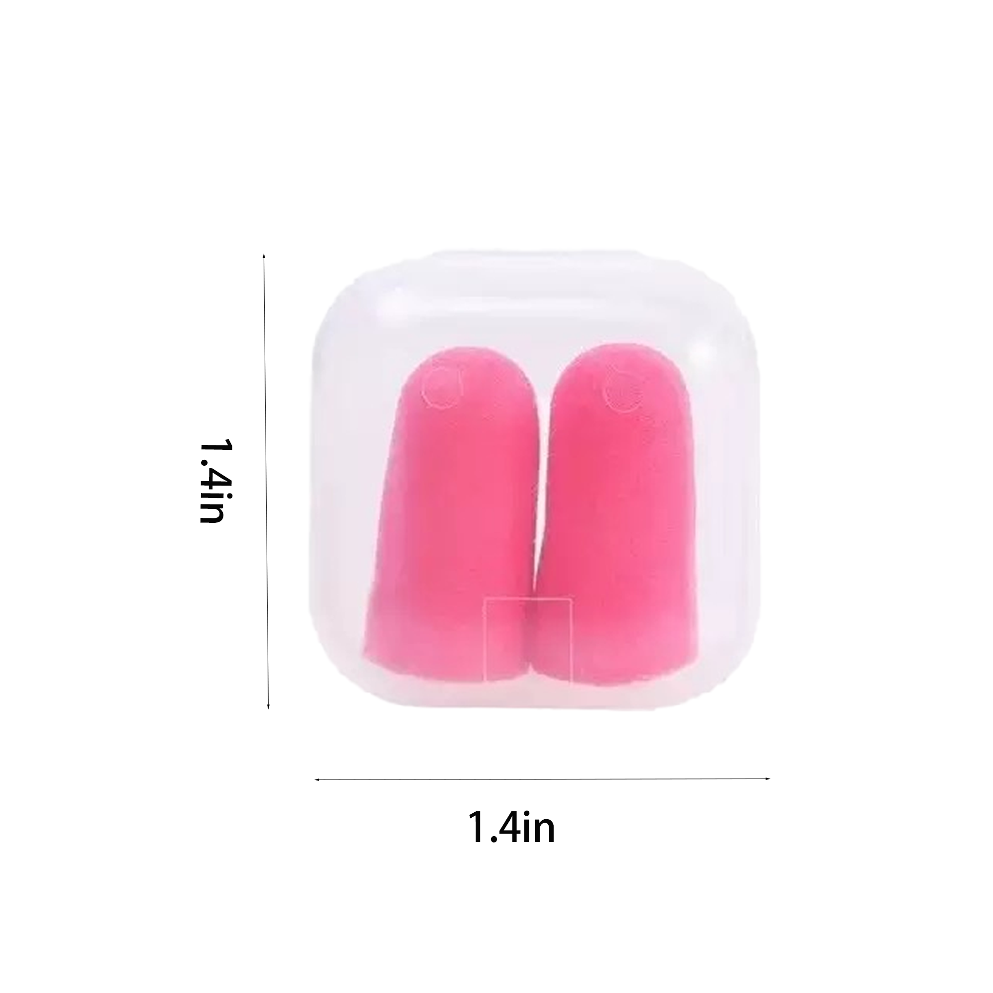 Ear Plugs in Square Case 2