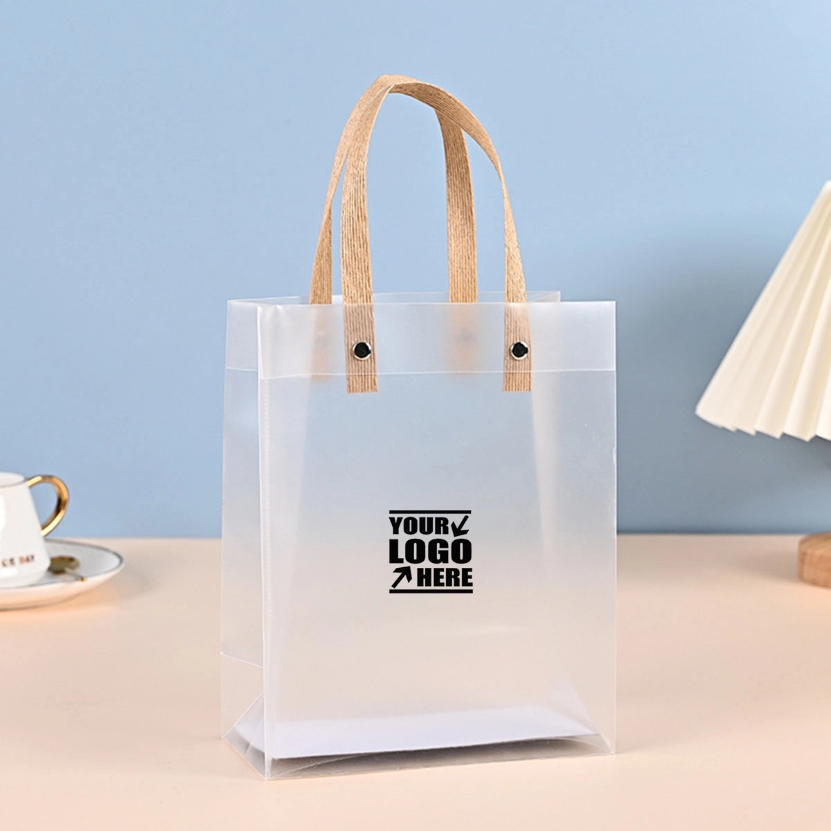 Frosted Plastic Gift Bags 2
