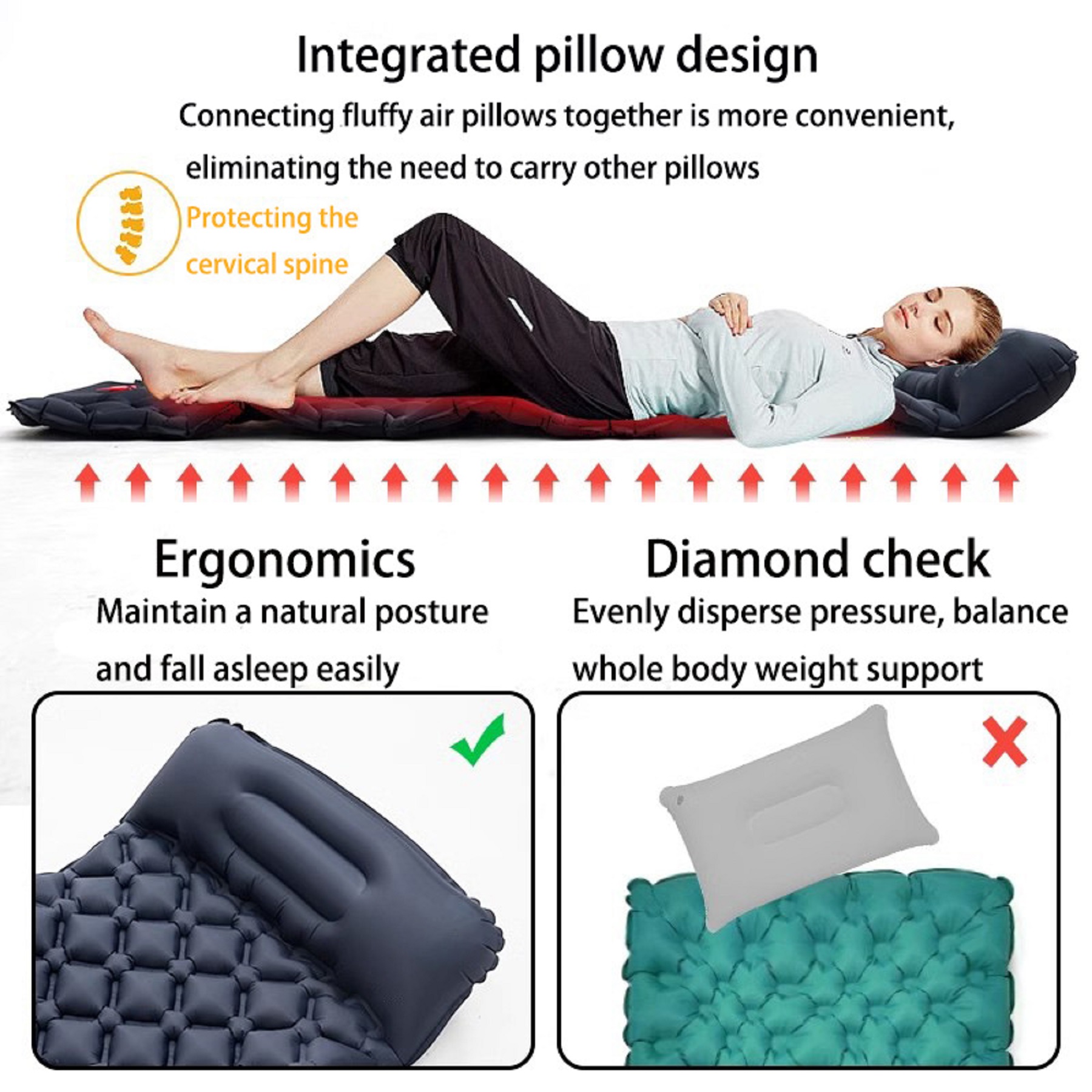 Ultralight Inflatable Sleeping Pad 8