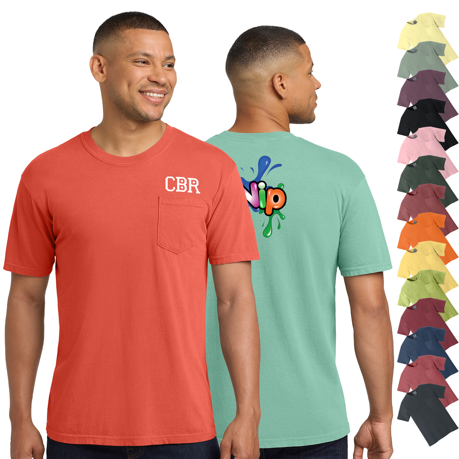 Comfort Colors ® Heavyweight Ring Spun Pocket Tee 3