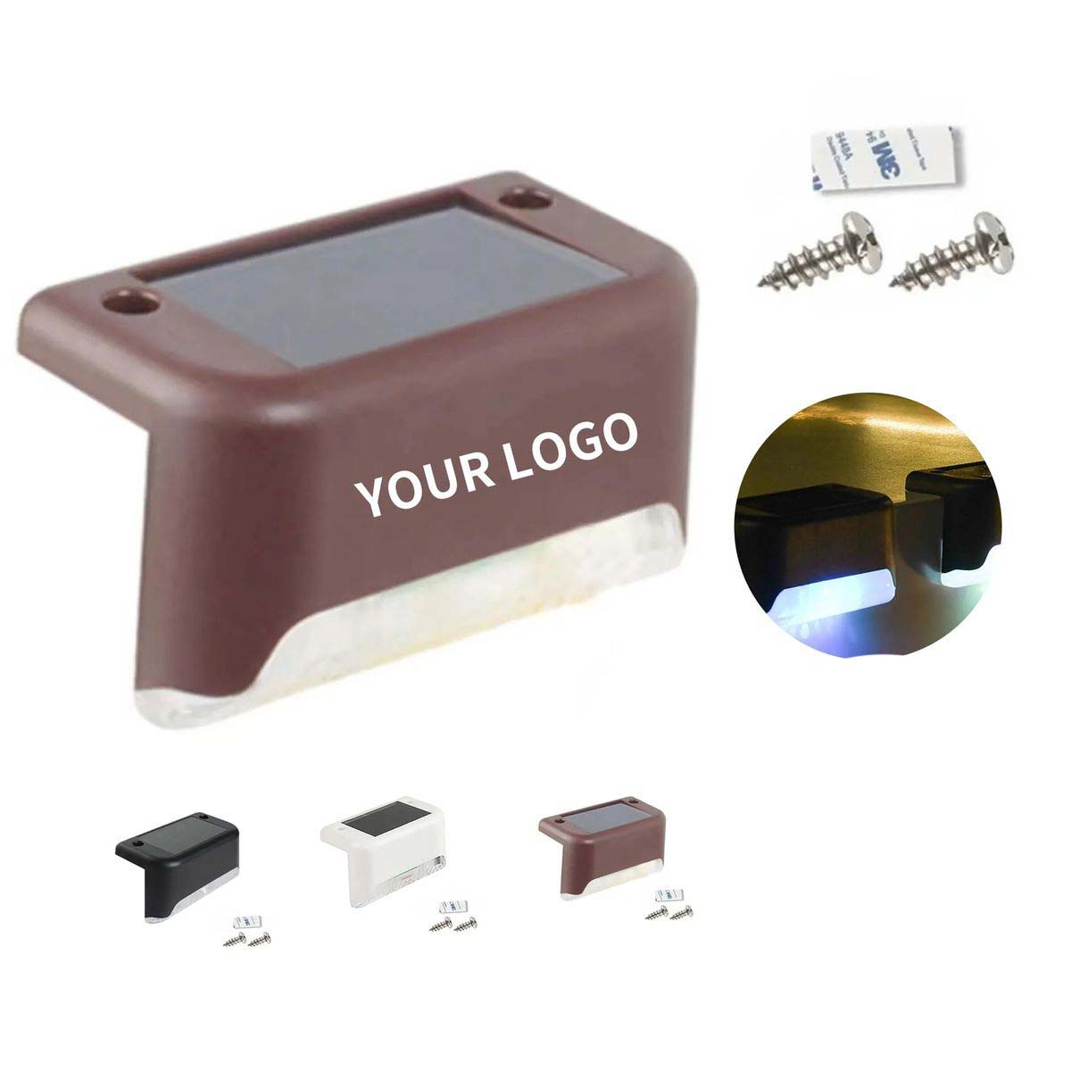 Automatic On Off Solar Fence Light Outdoor Use 4