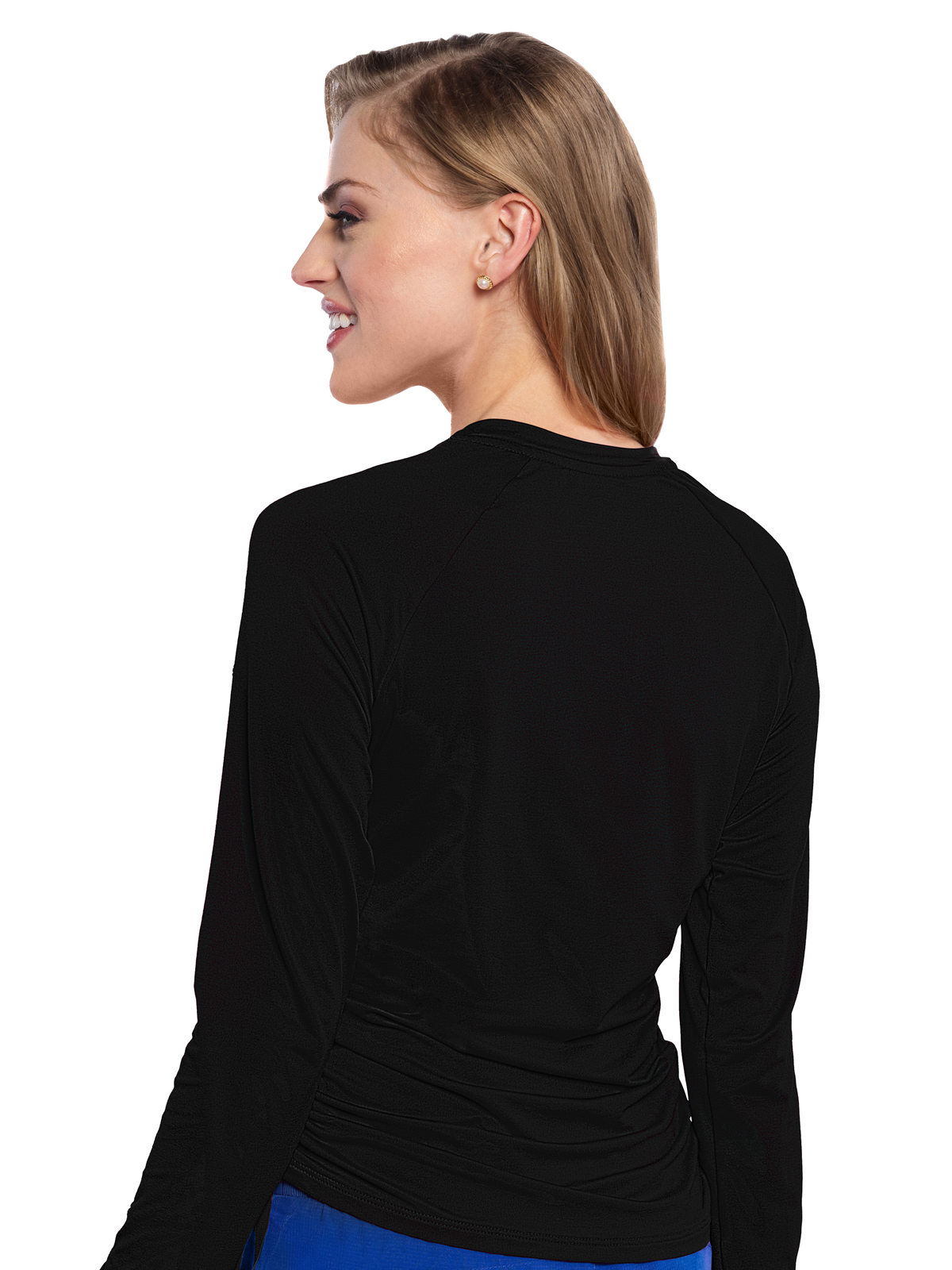Med Couture - MC AMP - Women's Pocketless Long Sleeve Underscrub Shirt 7
