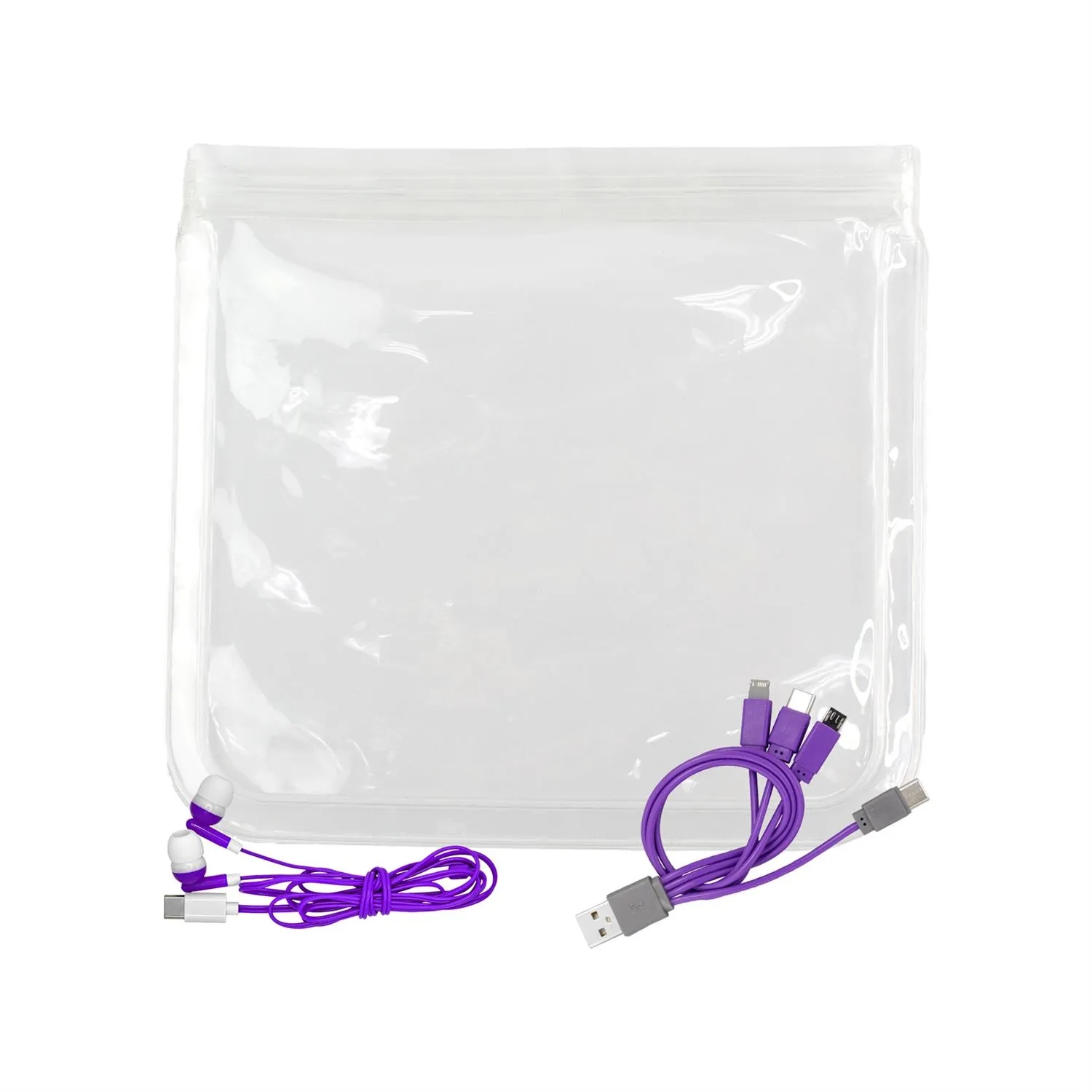 Clear Cable & Ear Bud Set 8