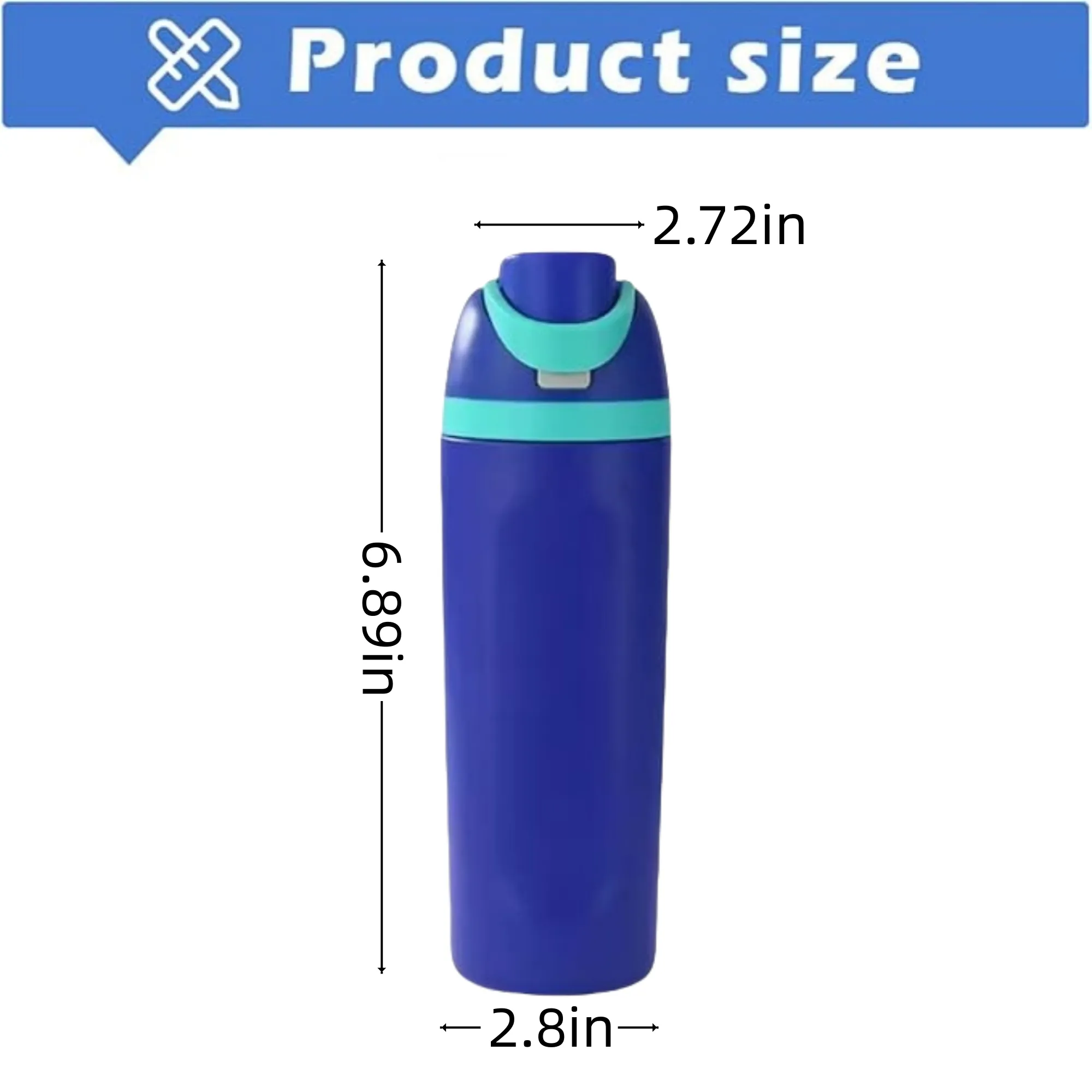 12oz Insulated Stainless Steel Water Bottle with Straw 8