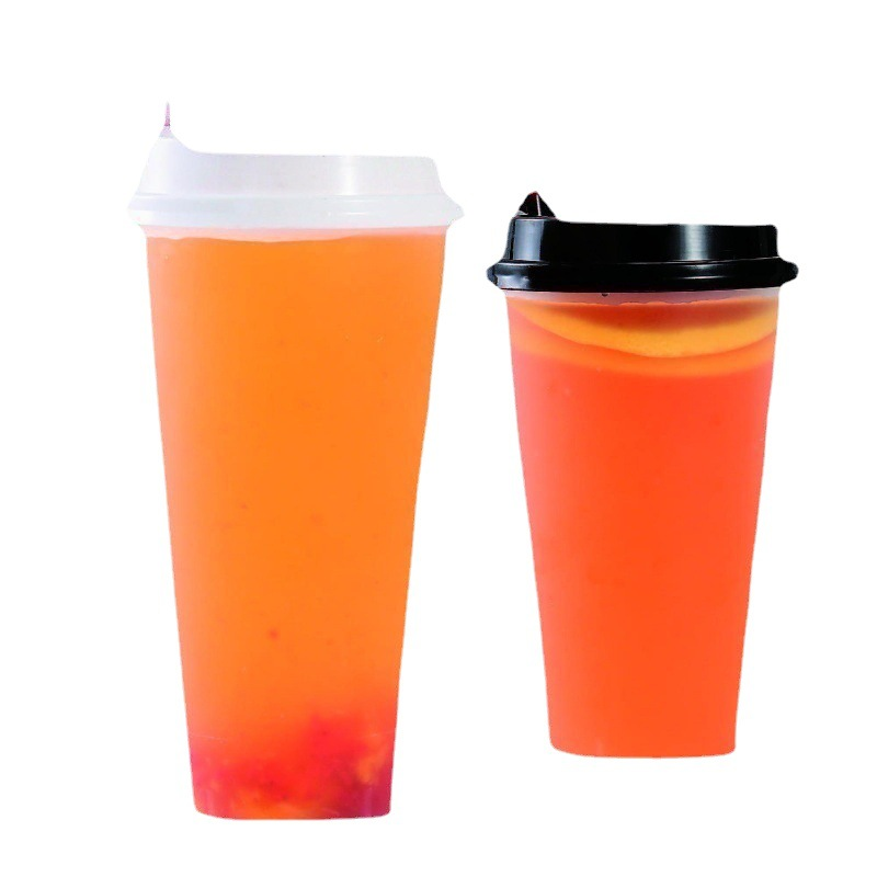 16 oz Frosted Flexible Plastic Cup 4