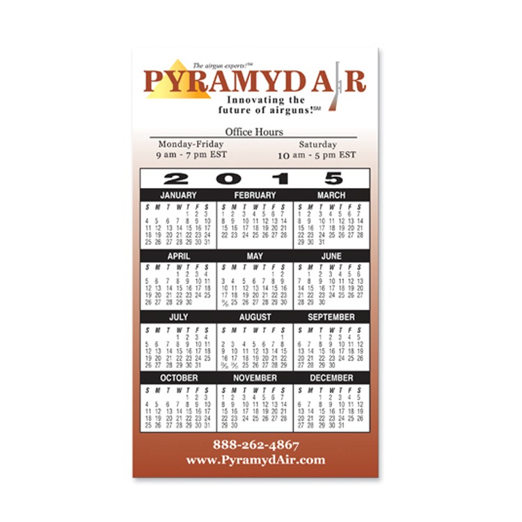 Calendar Rectangle Magnet - Full Color 1