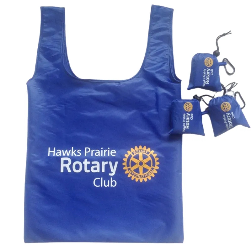 FOLDABLE SHOPPING BAG WITH CARABINER 3
