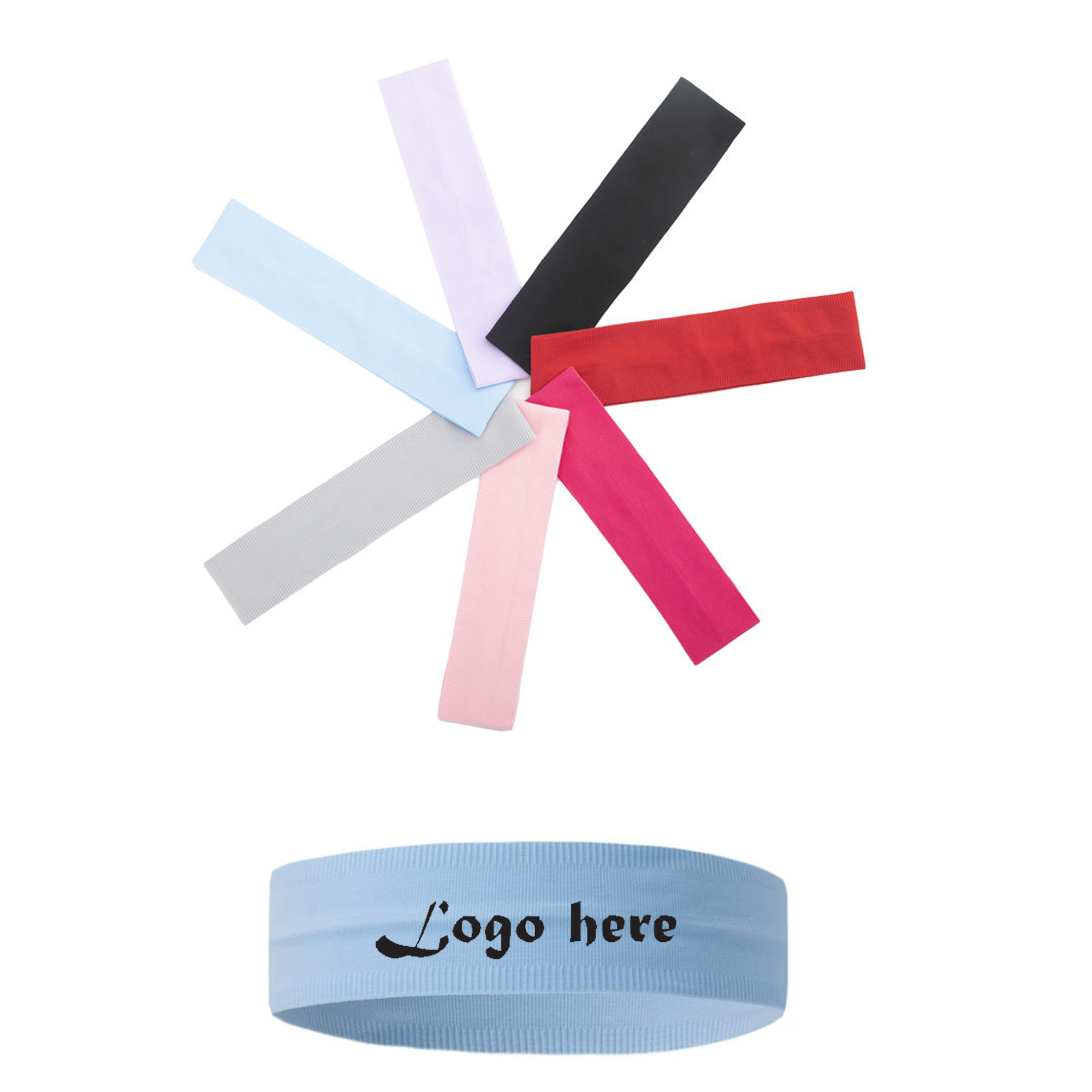 Elastic Anti-Skid Sport Headband Sweatband 2