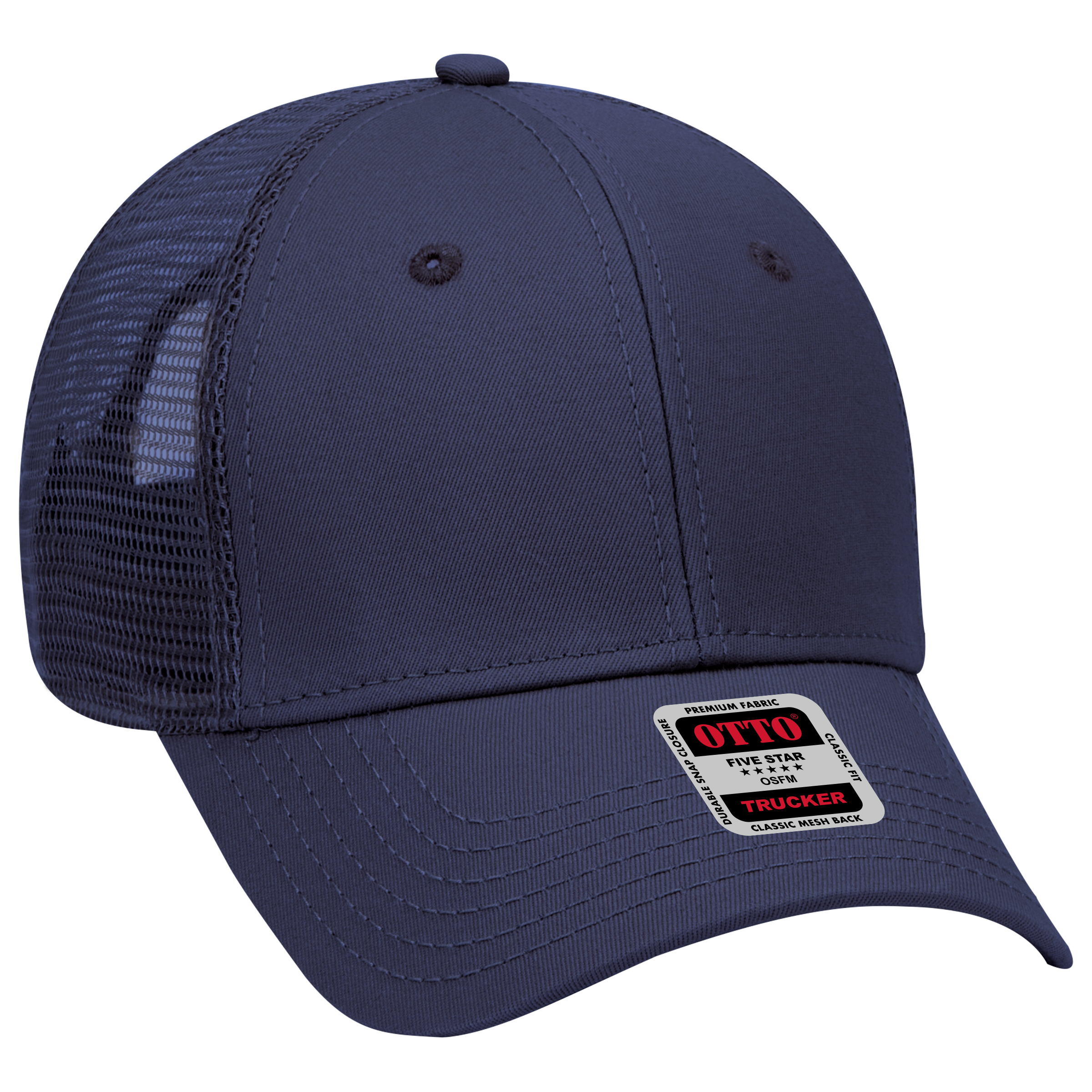OTTO CAP® 6 Panel Low Profile Mesh Back Trucker Hat 38