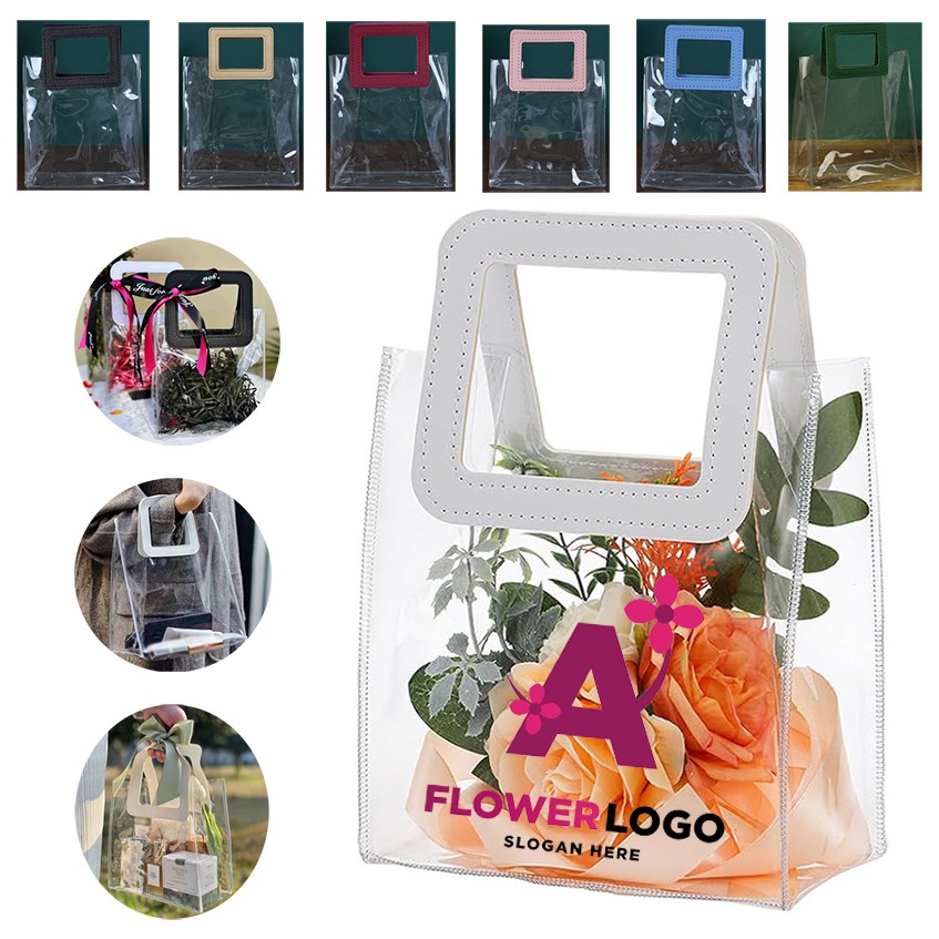 Plastic Shopping Waterproof PVC Hand Gift Bag for Packing Gift 3