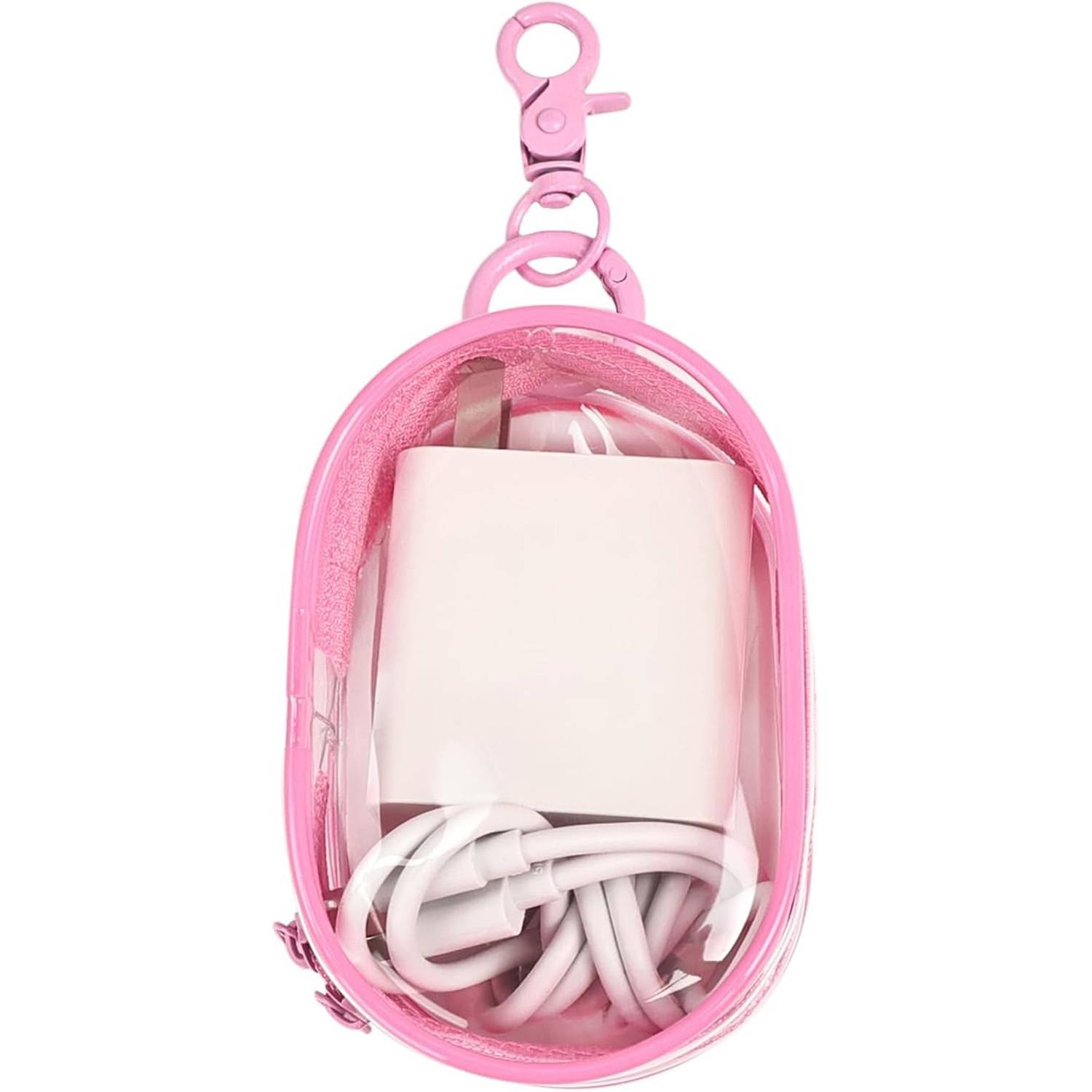 Transparent data cable storage bag 3