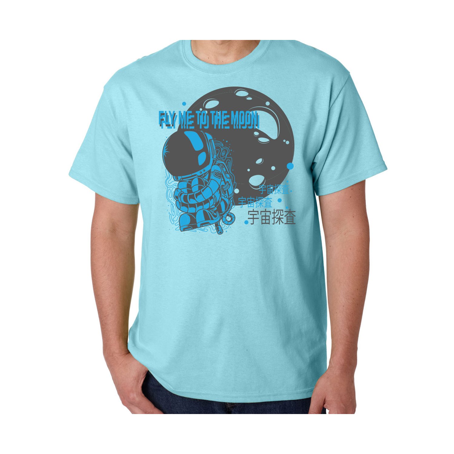 Gildan™ 5.3 oz Cotton Pre-Shrunk T-Shirt (2 Color Imprint) 42