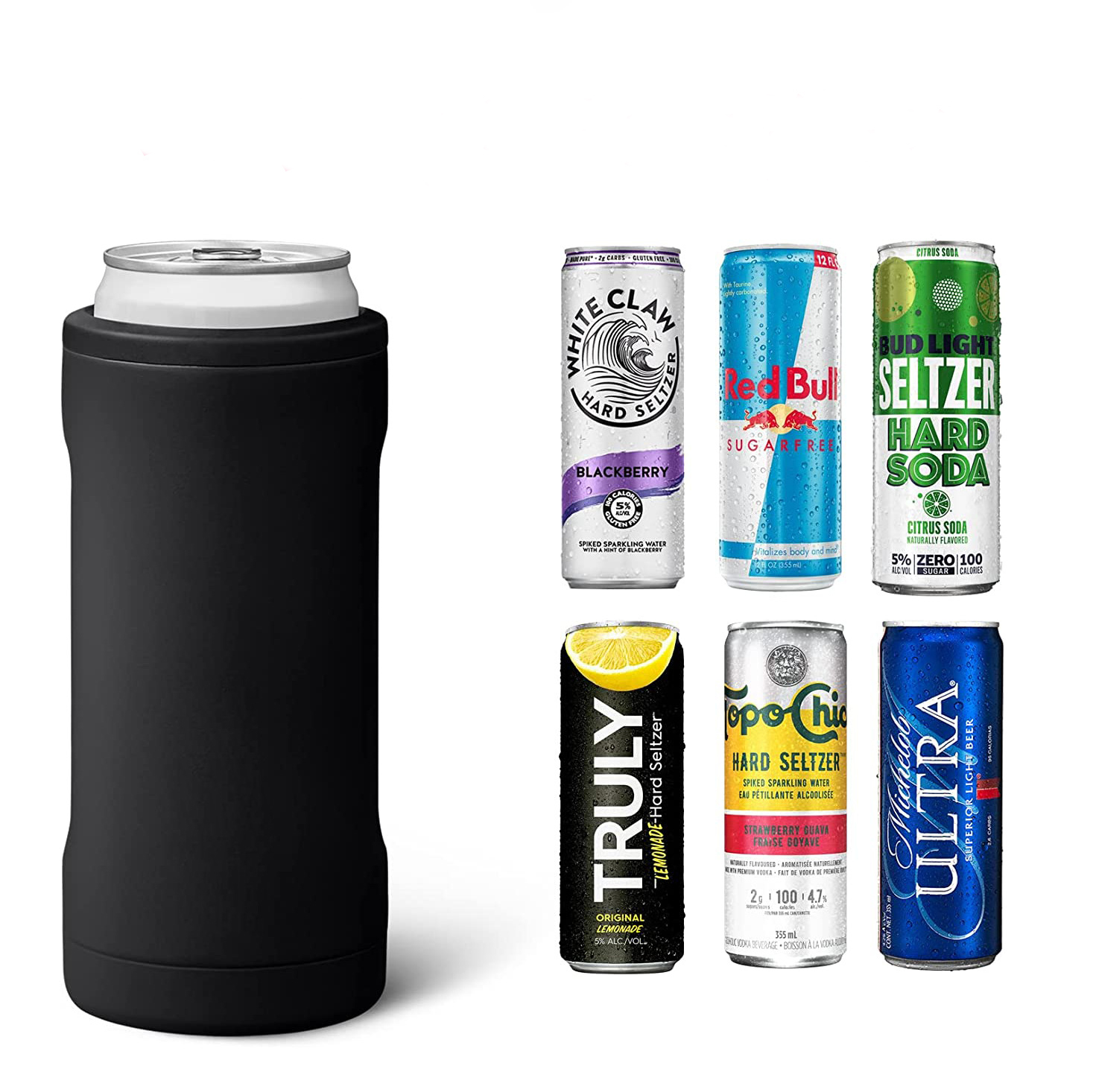 Stainless steel Insulated Can Cooler for 12oz 6