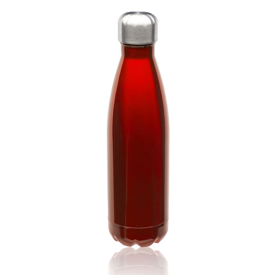 Cola-shaped Stainless Steel Water Bottle - Double Wall, custom water bottle with logo imprint 10