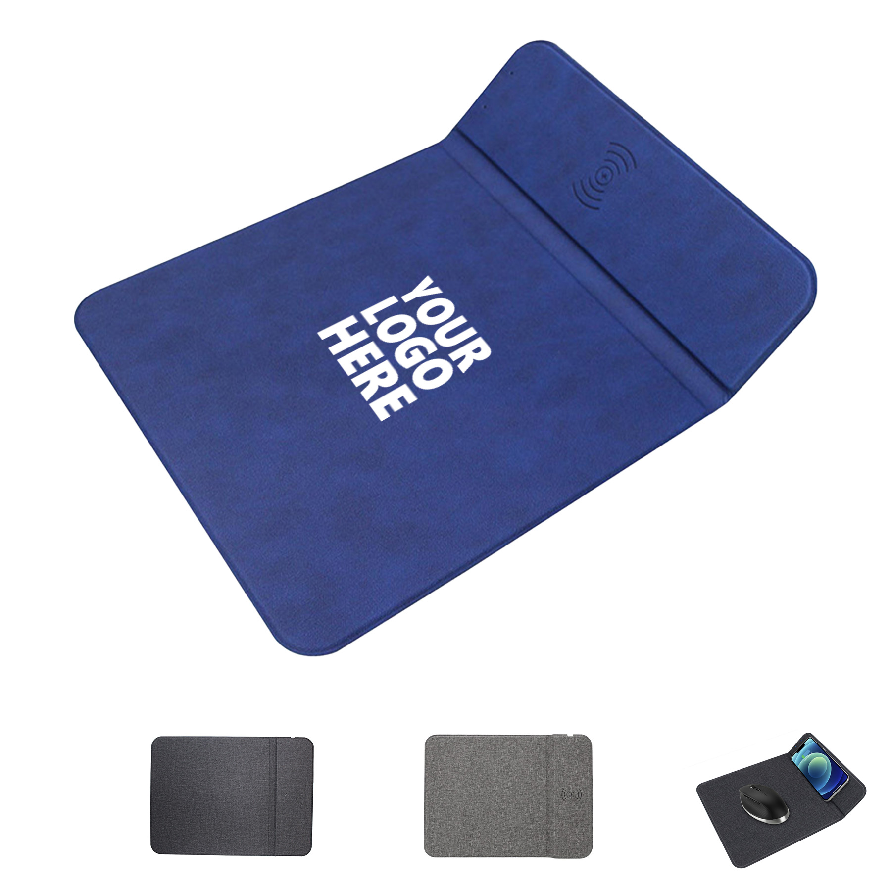 Wireless Charger Mouse Pad with Kickstand 2