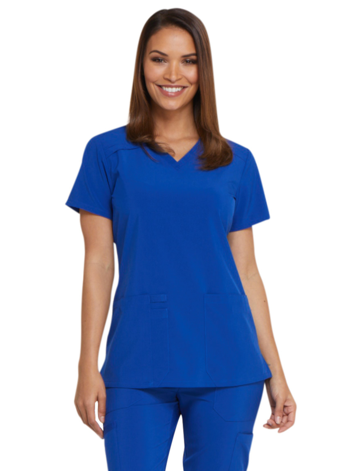 Dickies Medical - EDS Essentials - Women's 2-Pocket Contemporary V-Neck Top 61