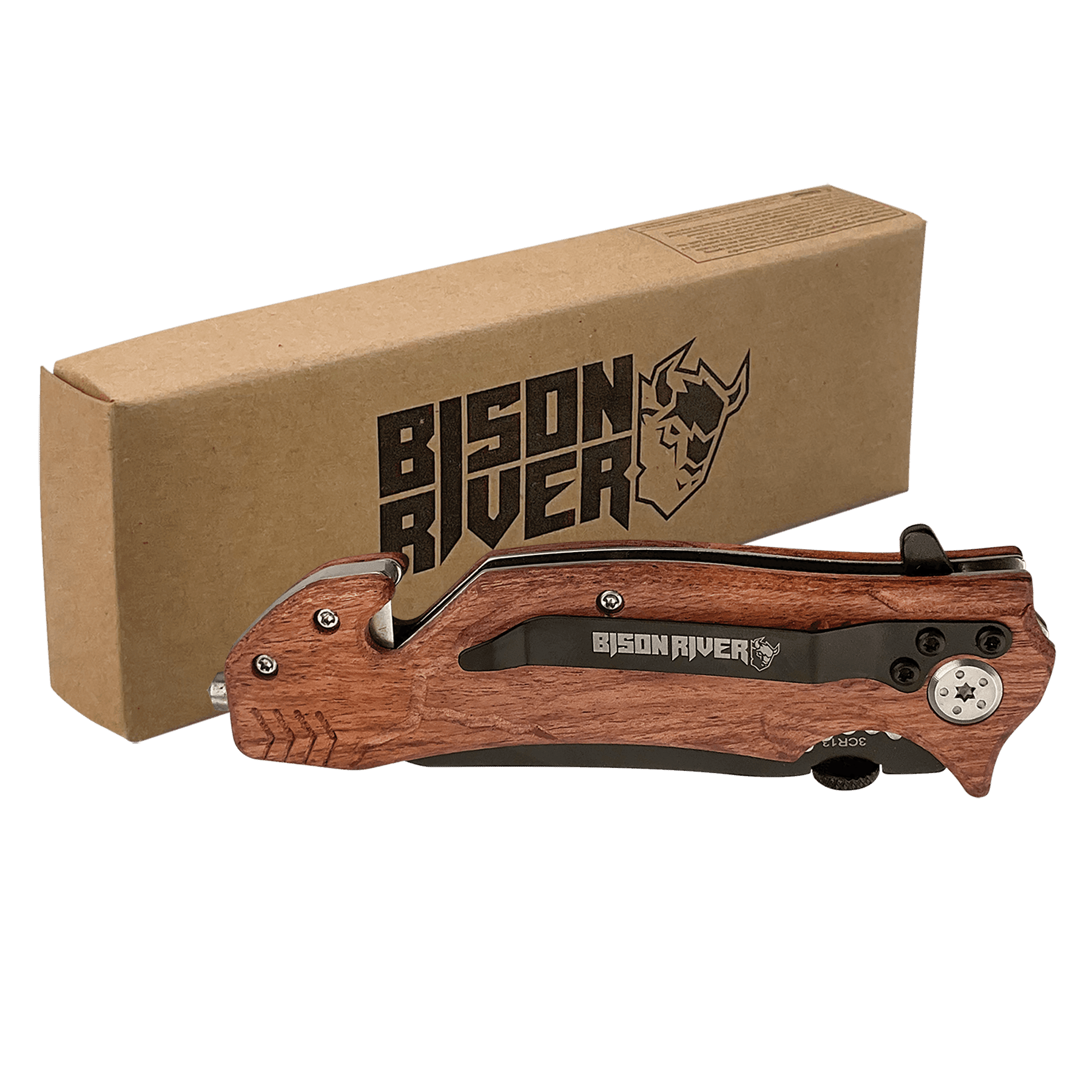 Bison River 4.5" Wood Rescue Knife 2