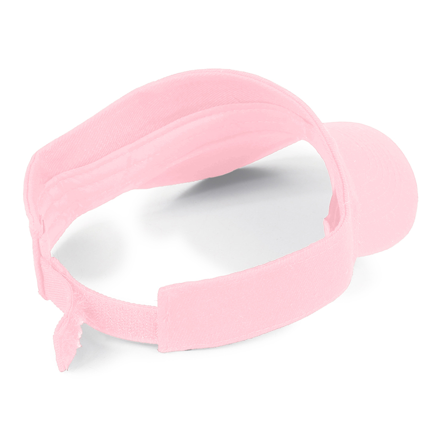 Kids' Stock Solid Color Polyester Visor - Sports Style 25