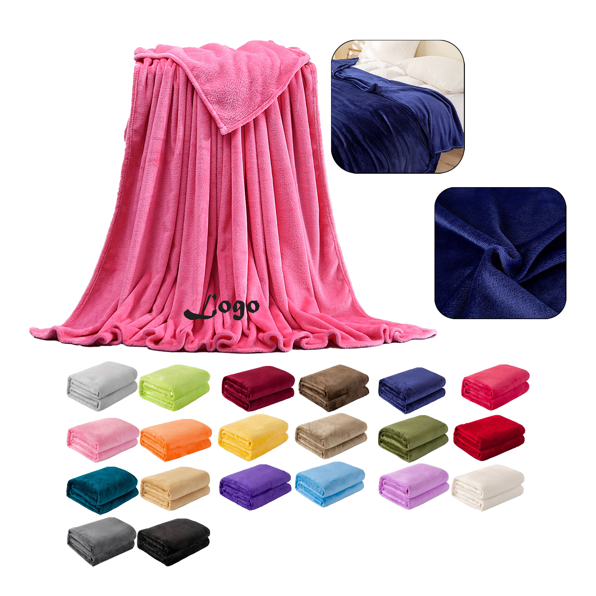 Super Soft Cozy Flannel Fleece Blanket 2