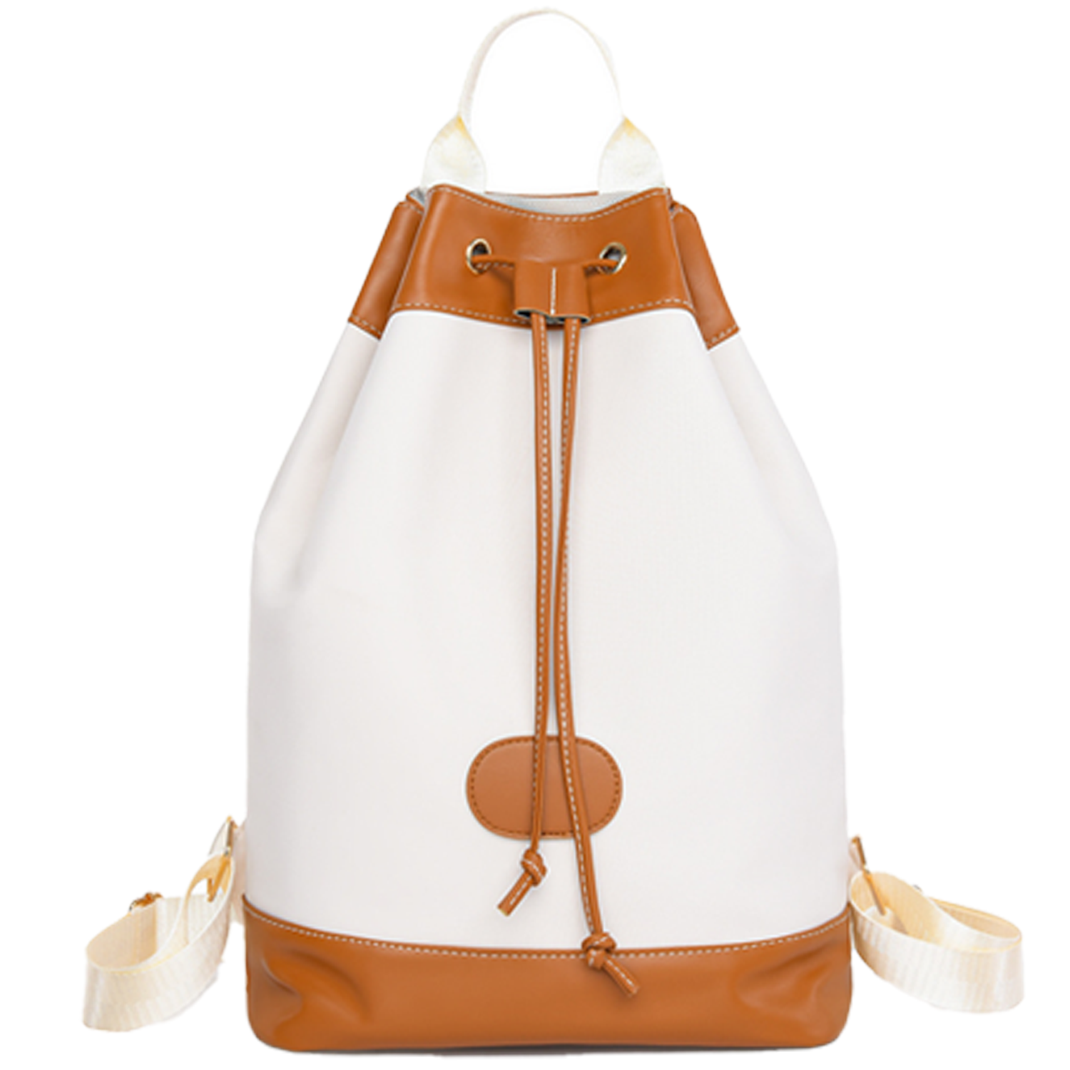 Waterproof Oxford Drawstring Backpack w/ Handle for Travel 9