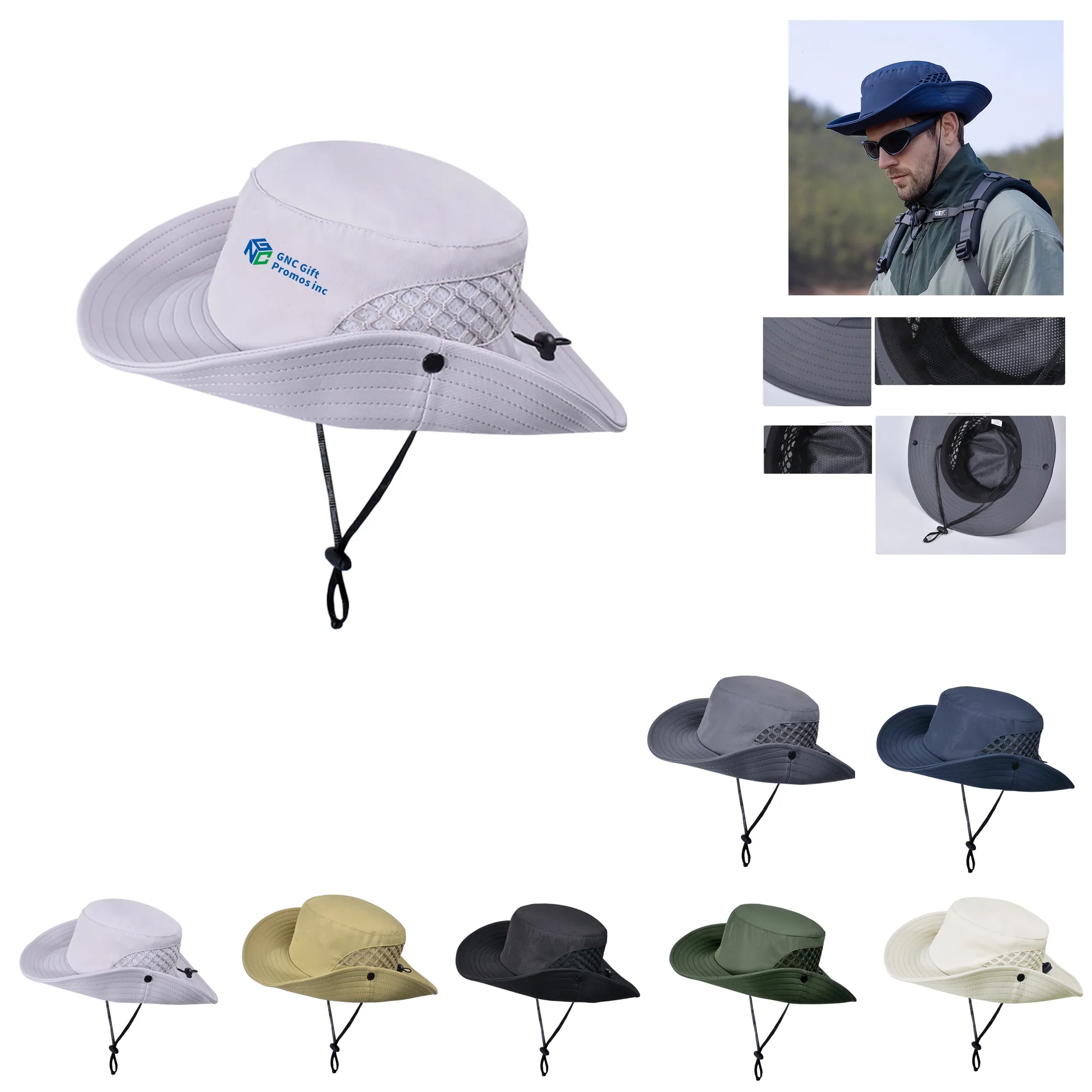 Breathable Outdoor Fishing Mountaineering Sun Hat 3