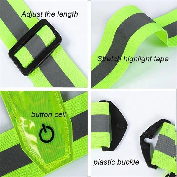 Adjustable Reflective LED Vest 8