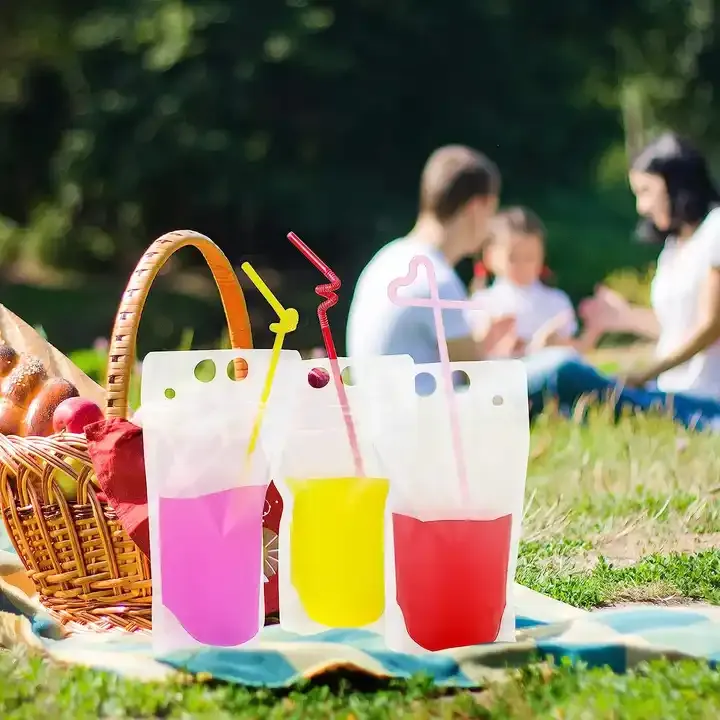 Drink Pouch with Straw 3