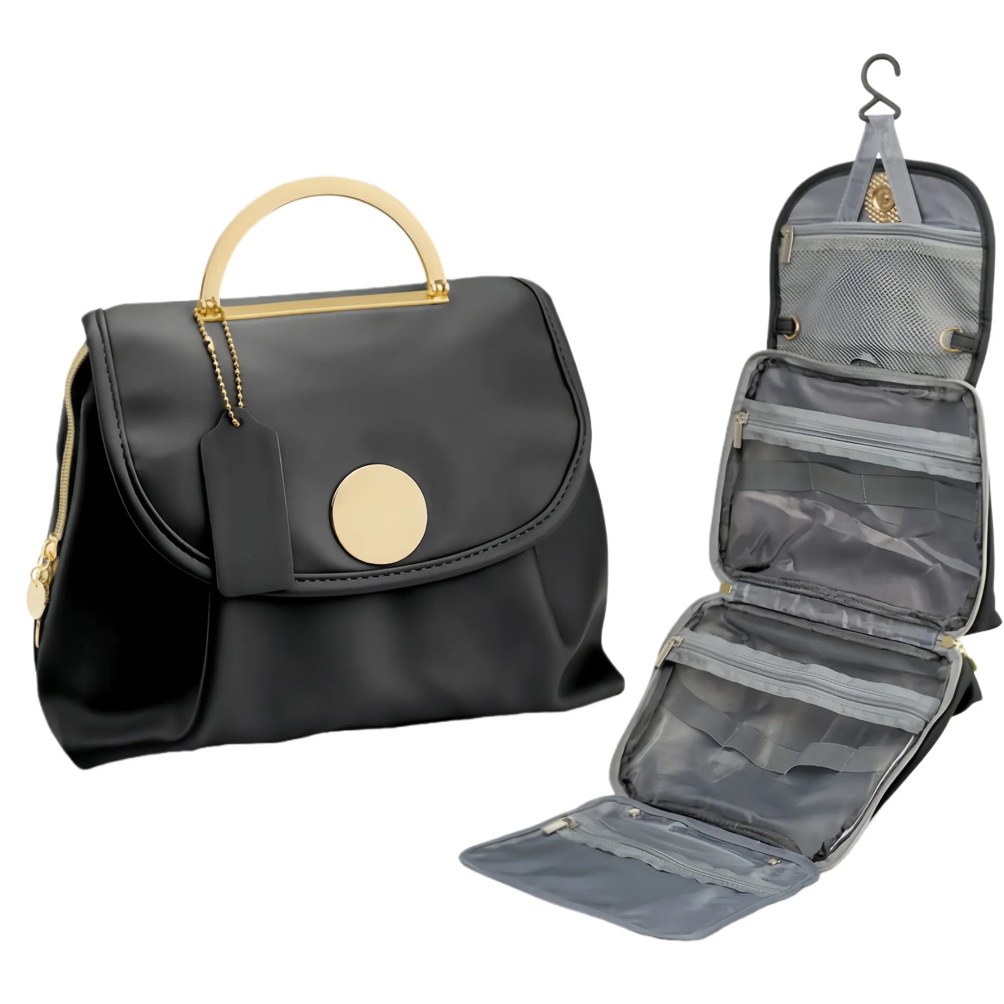 Multi-Functional Waterproof Hanging Toiletry Cosmetic Bag 3