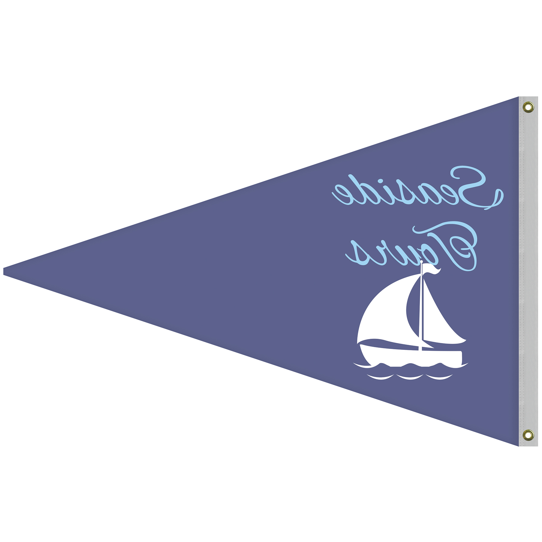 4' x 6' Single Reverse Knit Polyester Pennant 3