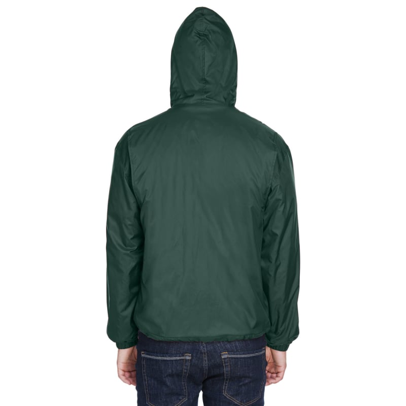 UltraClub Adult Fleece-Lined Hooded Jacket 12