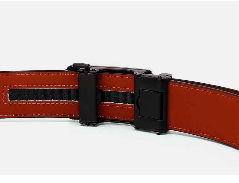 Mens Belt Leather Ratchet Belt 4