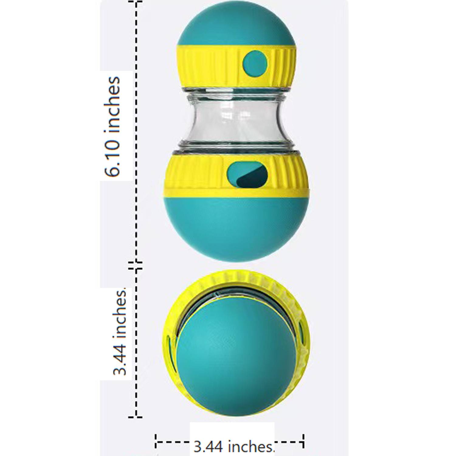 Slow Feed Rotating Dog Treat Ball Toy 7