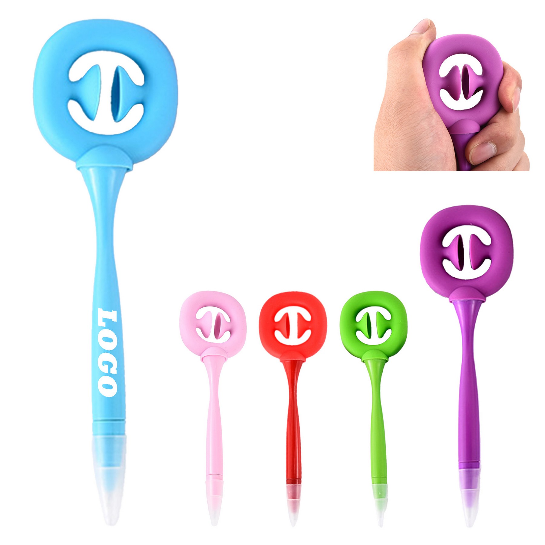Smooth Writing Stress-Relieving Toy Pen